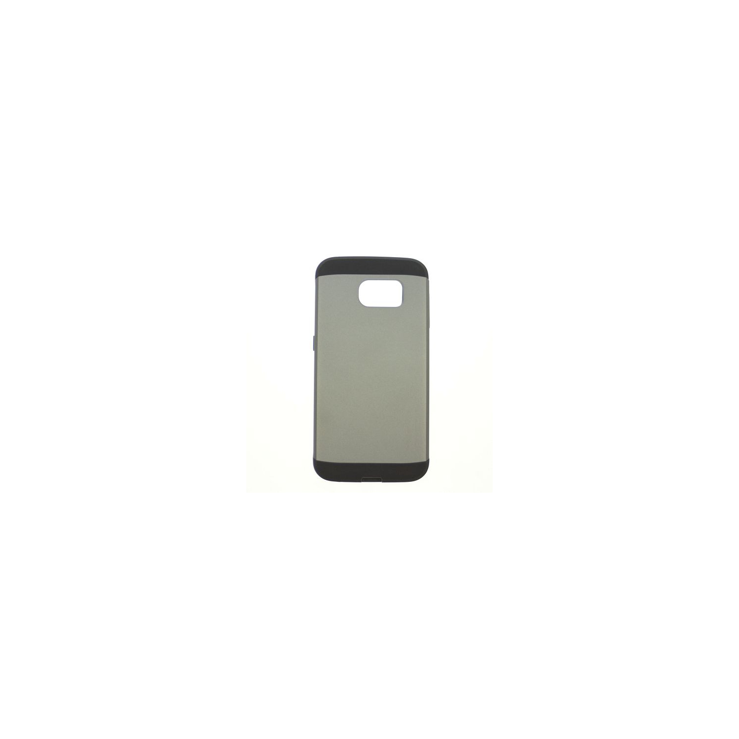 No Package Étui d'armure double couche pour Samsung S6 Matt, noir