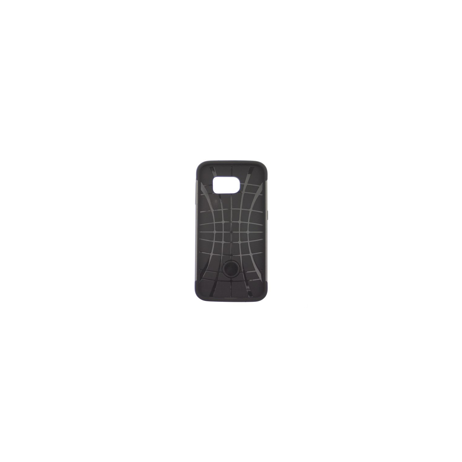 No Package Étui d'armure double couche pour Samsung S6 Matt, noir