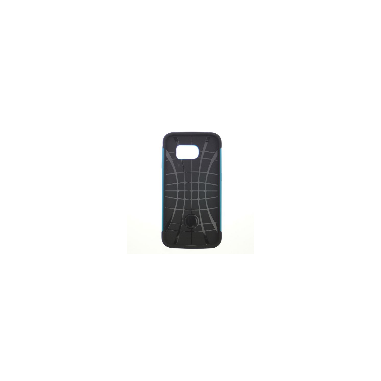 No Package Étui d'armure double couche pour Samsung S6 Matt, bleu clair