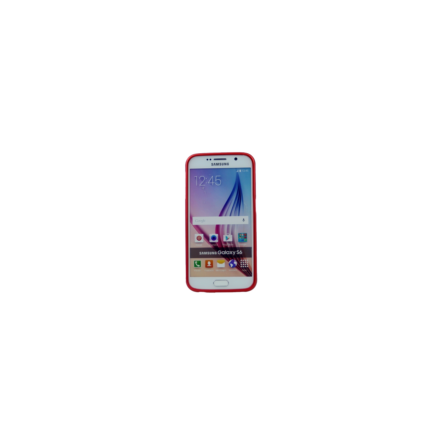 Samsung S6 Goospery iJelly Metal Case, Rouge