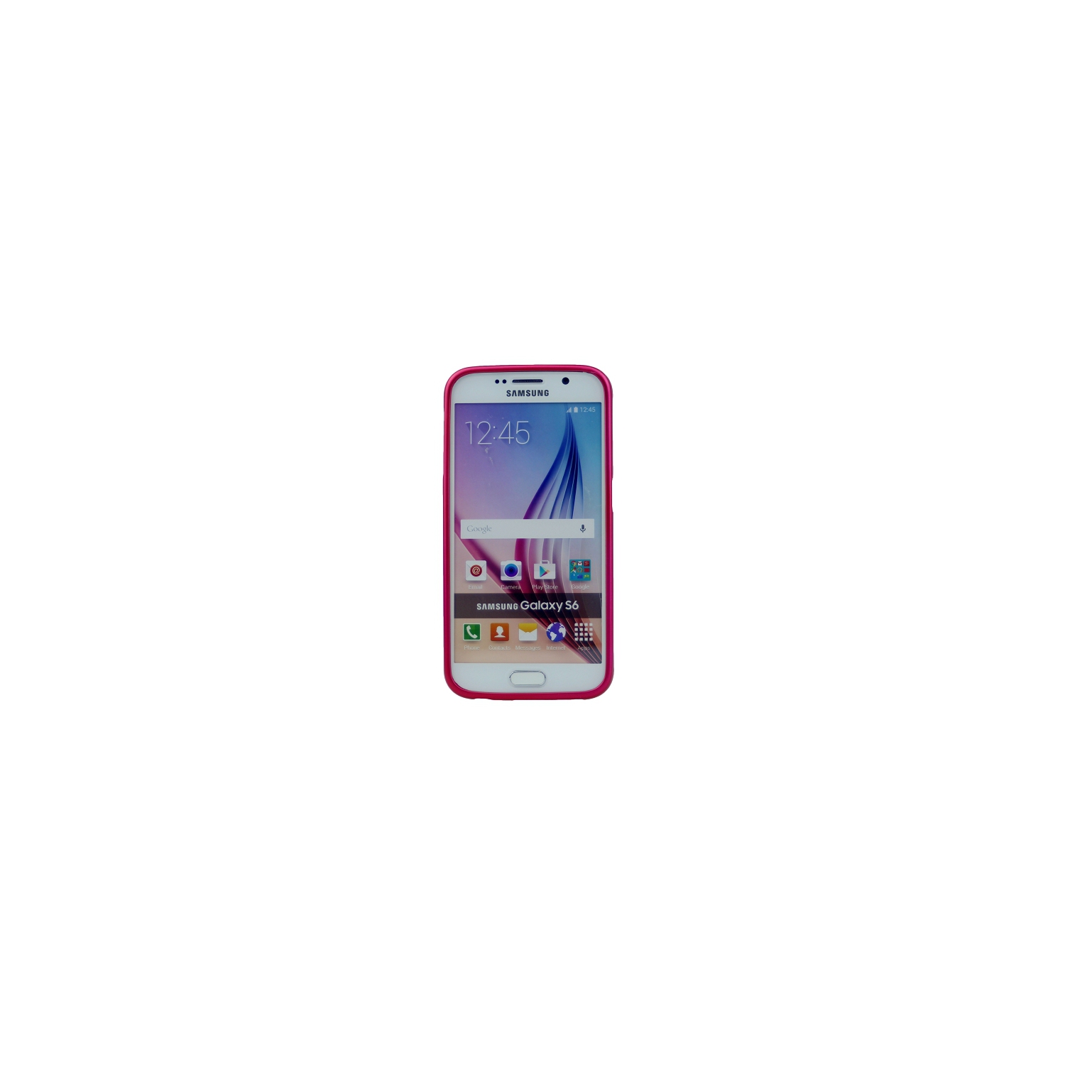 Samsung S6 Goospery iJelly Metal Case, Rose Vif