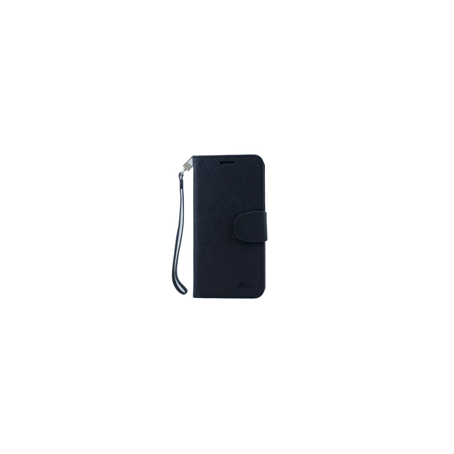 Samsung S6 Iphox Flip Case, Black