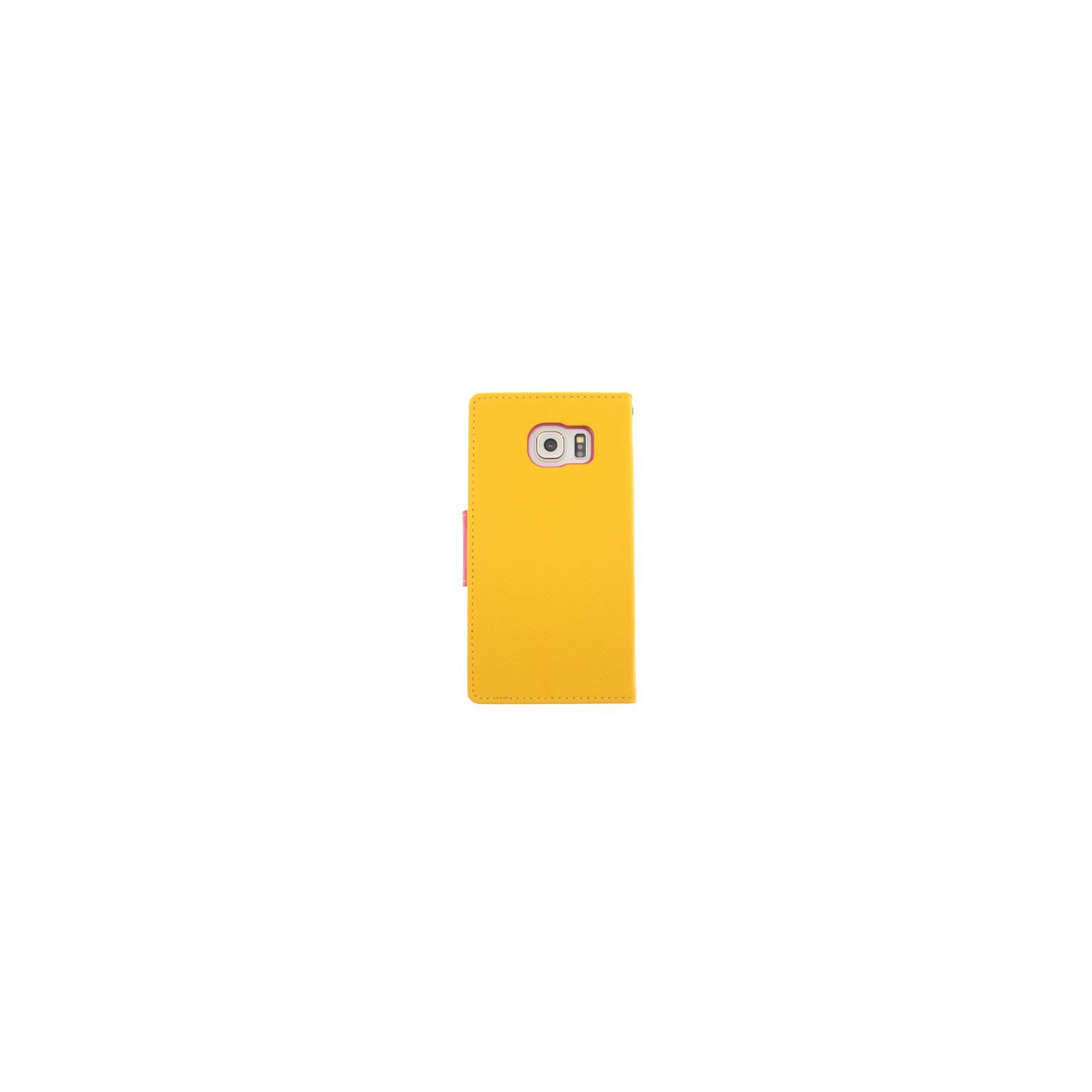 Samsung S6 Goospery Fancy Diary Case, Jaune
