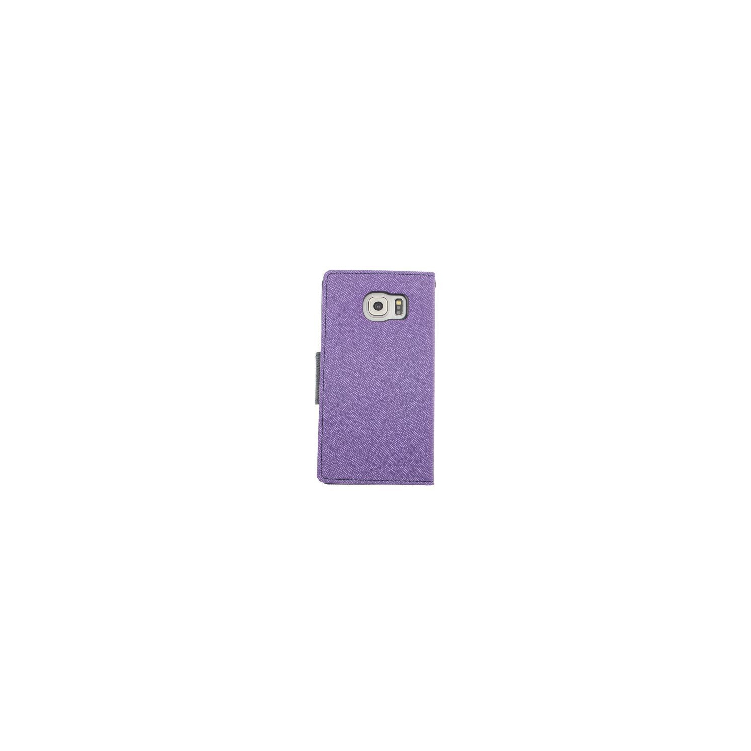 Samsung S6 Edge Goospery Fancy Diary Case, Purple