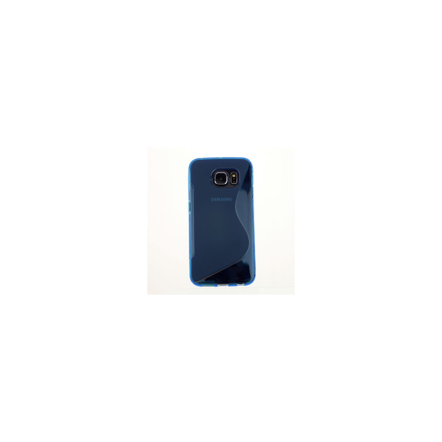 S Line TPU Case For Samsung S6 Edge , Blue