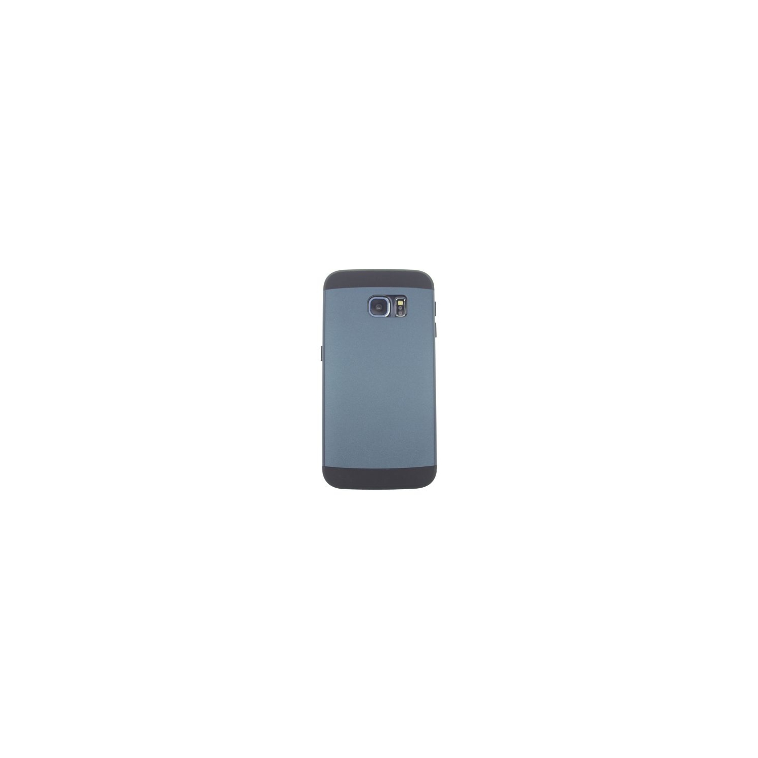 No Package Samsung S6 Edge Matt Dual Layer Armor Case, Navy Blue