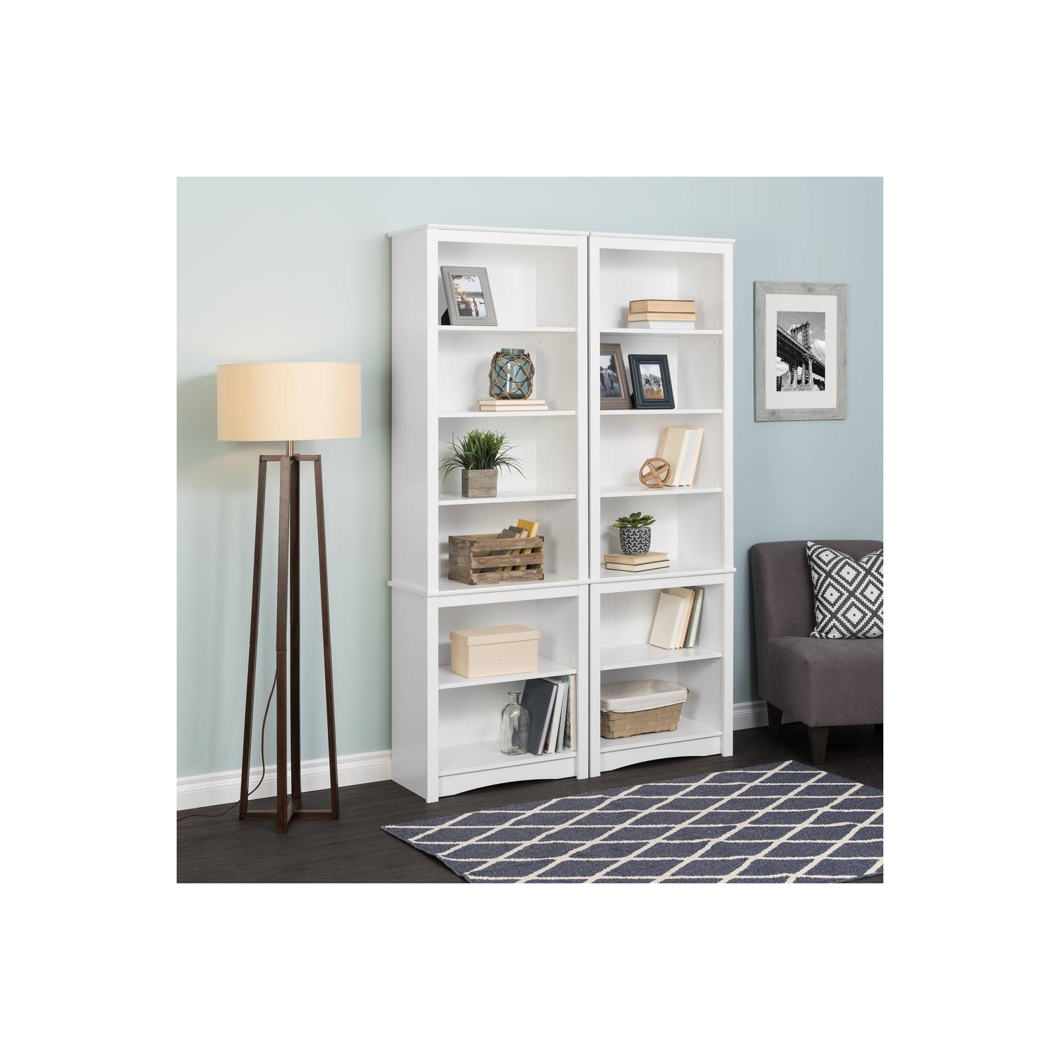 Grande bibliothèque - Blanc