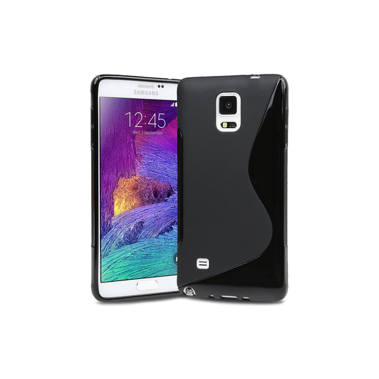 S Line TPU Case For Samsung Note 4, Black