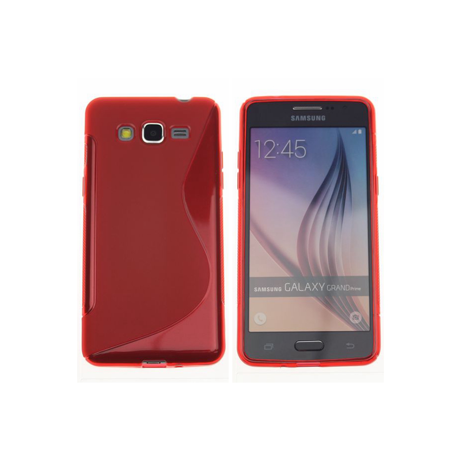 Étui souple Samsung Grand Prime S Line Design, rouge