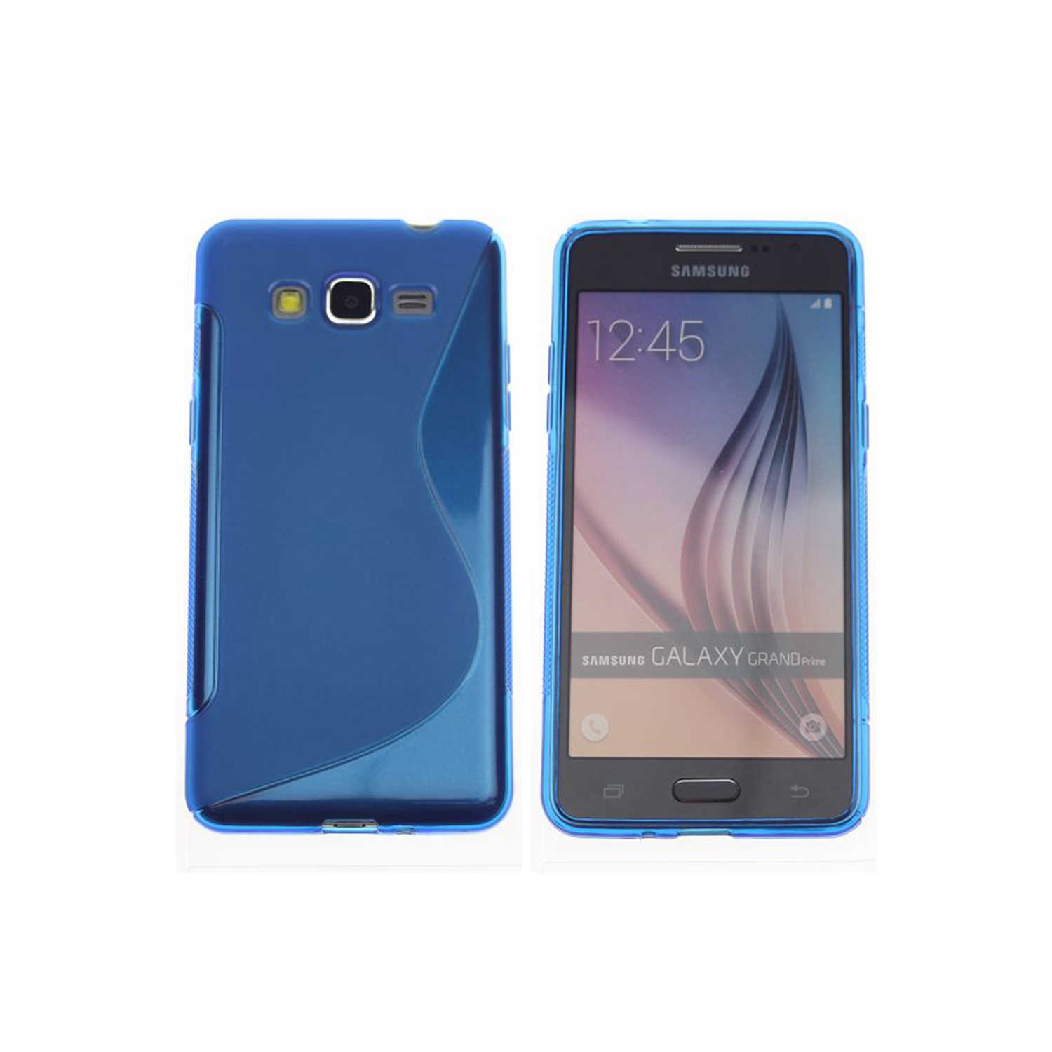 Samsung – Étui souple Grand prime S Line Design, bleu