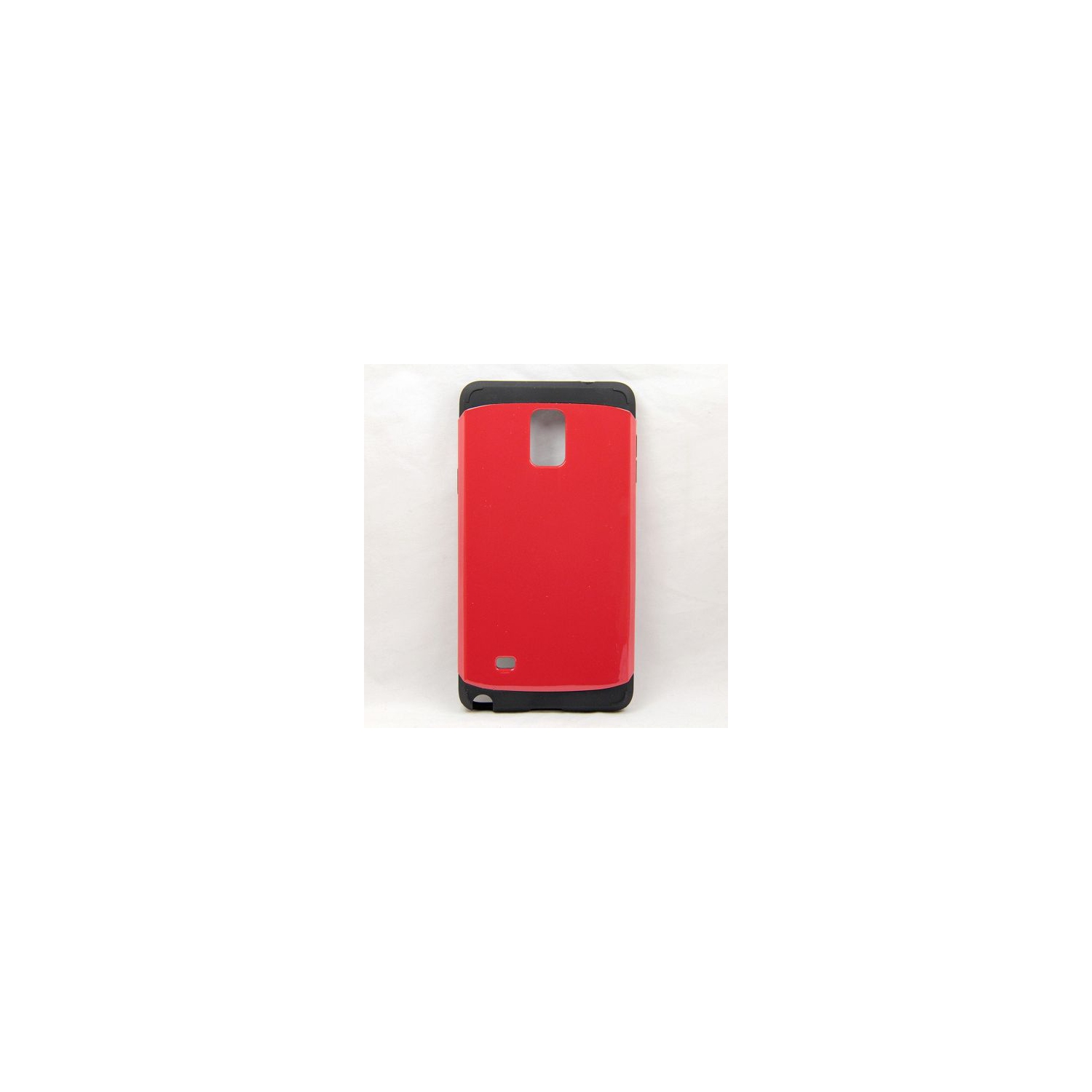 TopSave No Package! Final Sale! PC+TPU Combine Dual Layer Hard Case For Samsung Note 4, Red