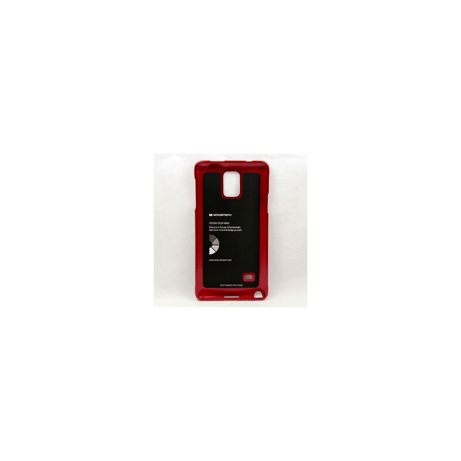 Samsung Note 4 Goospery Jelly Case, Rouge