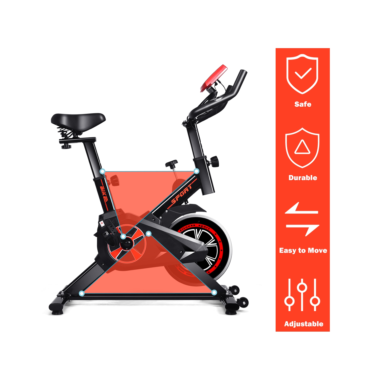 costway stationary bike