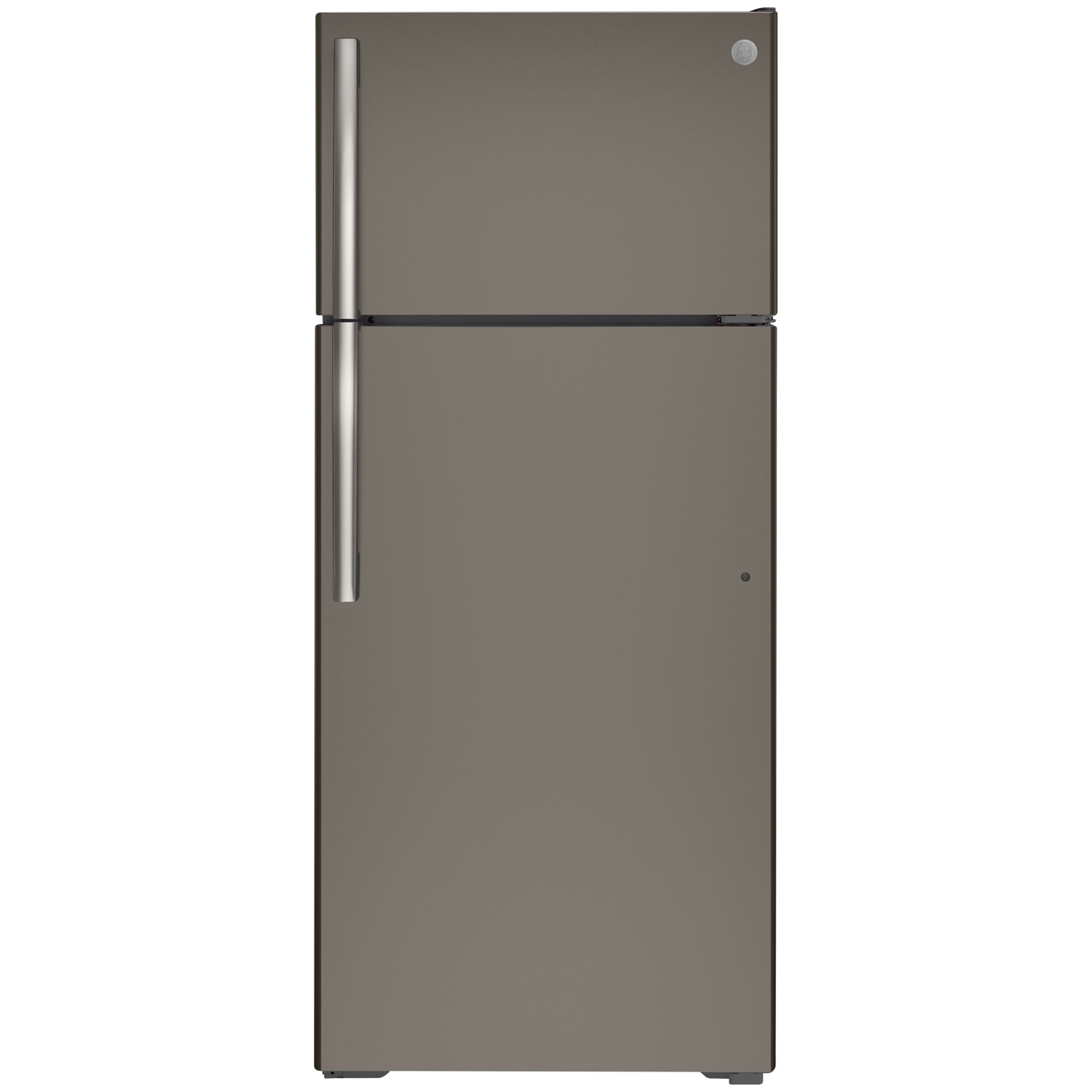 GE 28" 17.5 Cu. Ft. Top Freezer Refrigerator (GTE18GMNRES) - Slate