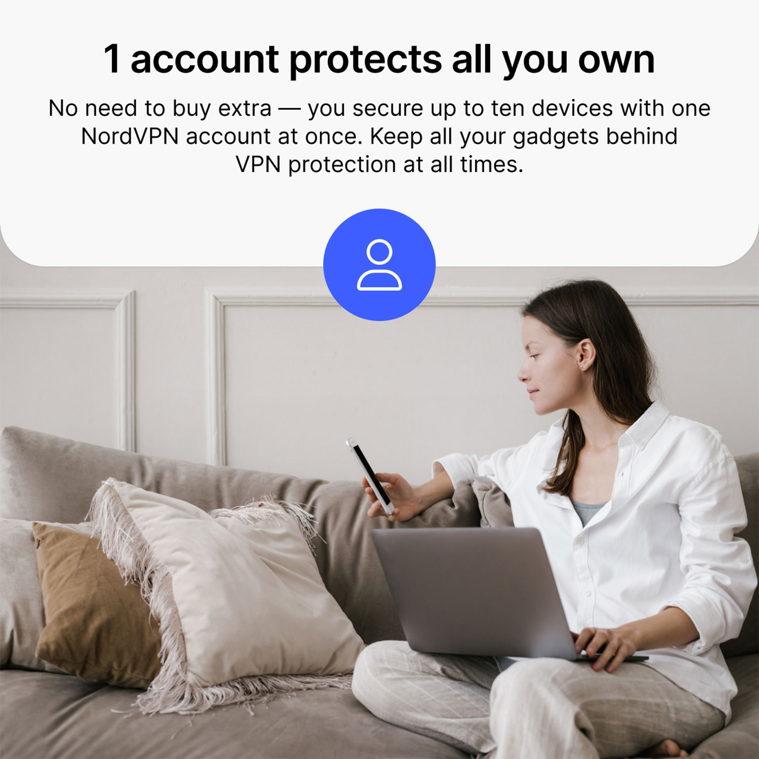 NordVPN Standard - 10 Devices - 1 Year - Digital Download