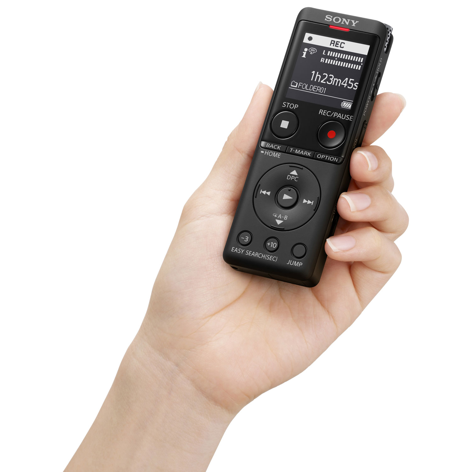 Sony 4GB Digital Voice Recorder with Built-in USB - Black