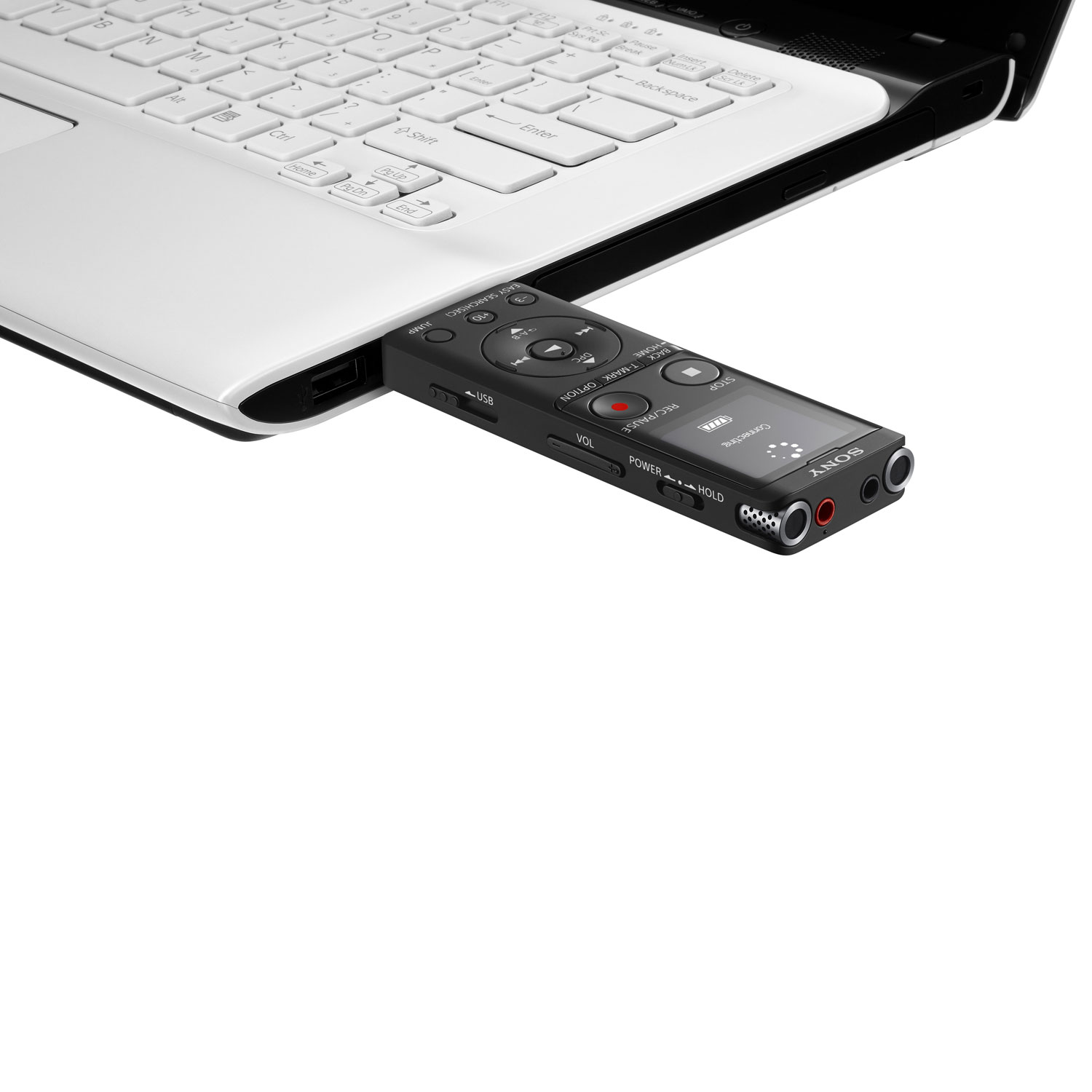 Sony 4GB Digital Voice Recorder with Built-in USB - Black