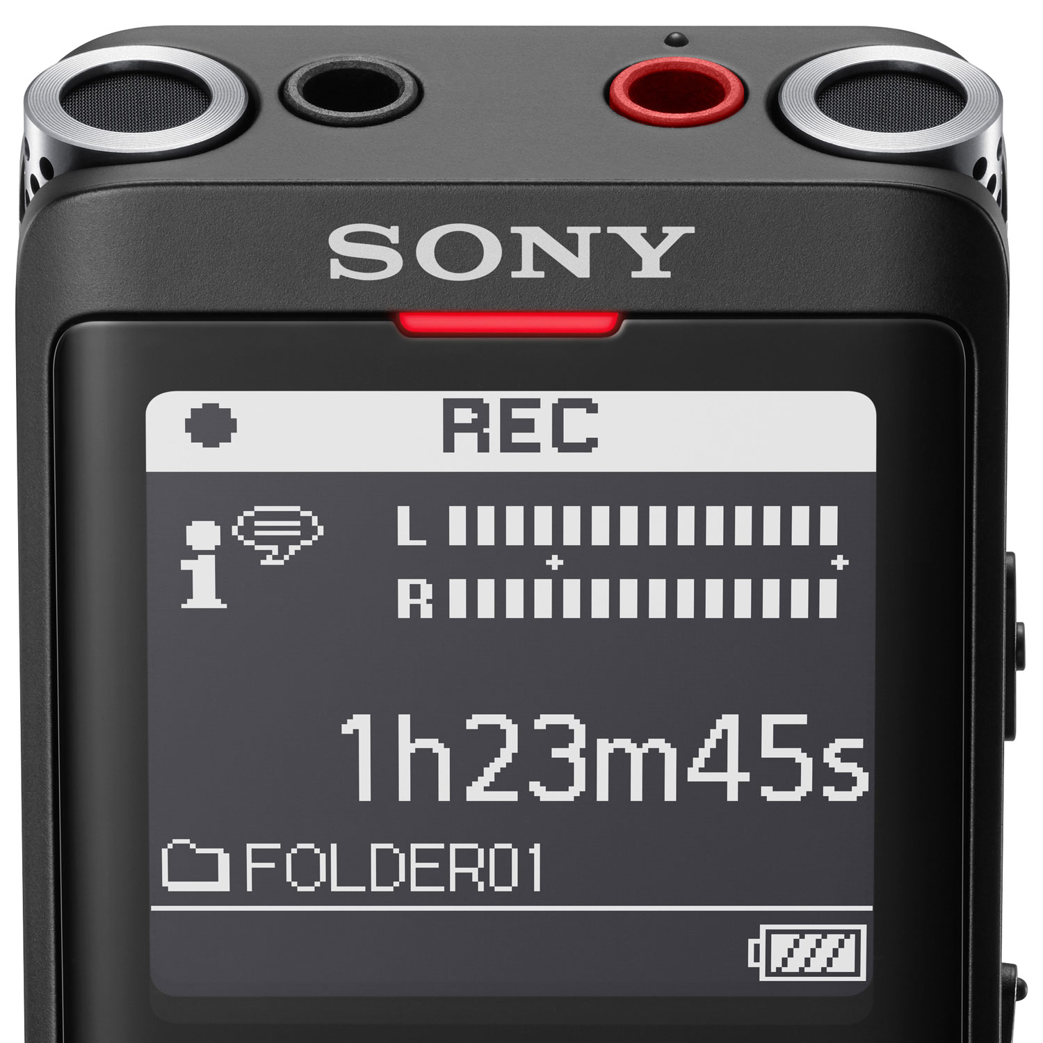 Sony 4GB Digital Voice Recorder with Built-in USB - Black