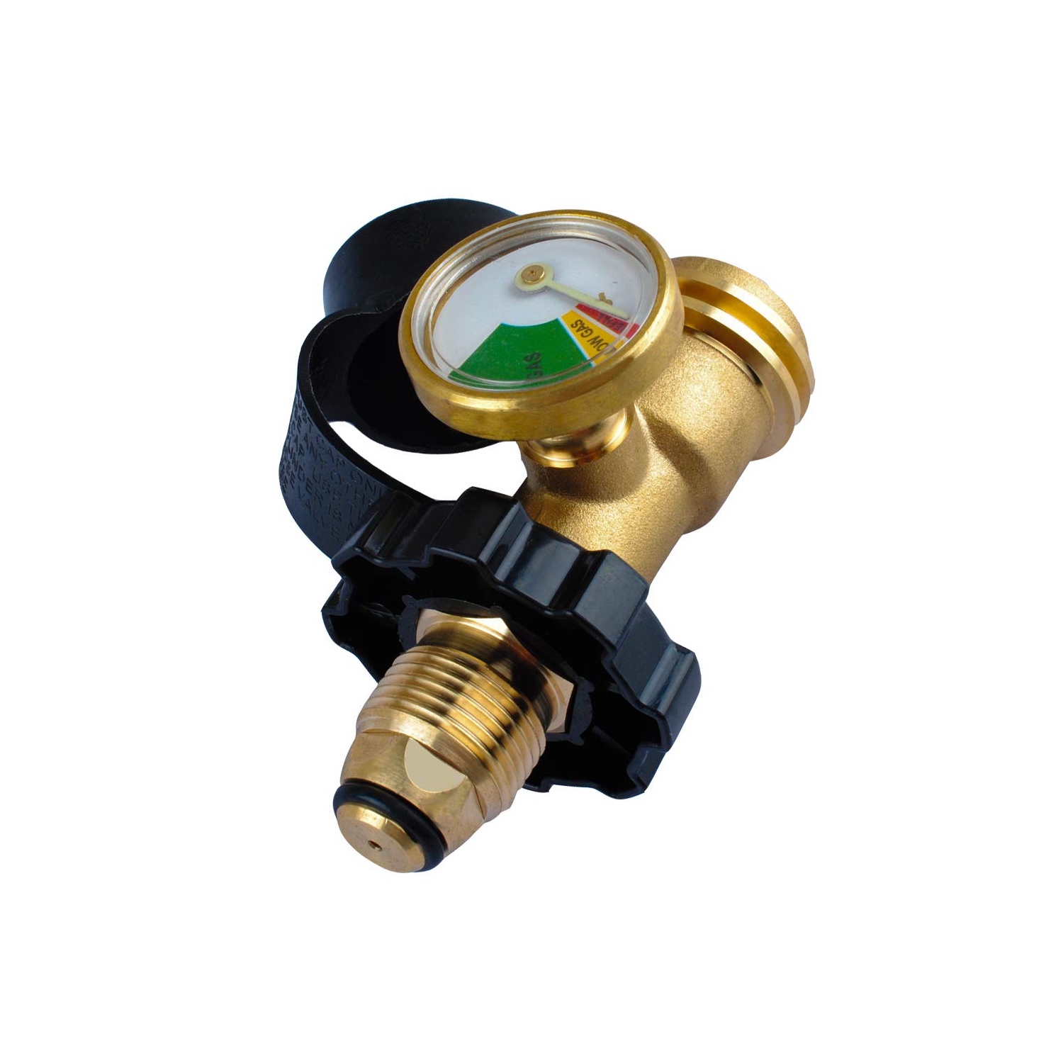 L’indicateur de niveau de réservoir de propane de la zone des pièces de la grille convertit le raccord POL en raccord QCC1/type 1 pour le camping-car