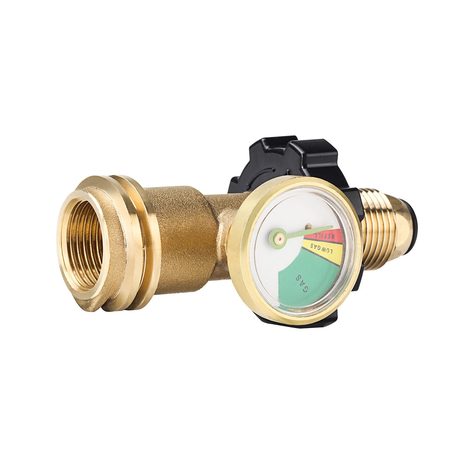 L’indicateur de niveau de réservoir de propane de la zone des pièces de la grille convertit le raccord POL en raccord QCC1/type 1 pour le camping-car