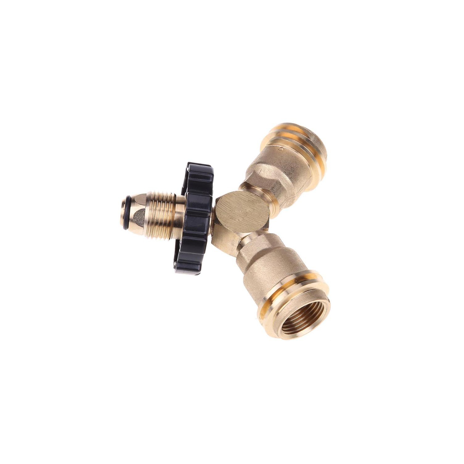 Grill pièces zone Propane cylindre t Camping Gaz fumeur Adaptateur Connecteur Acme 1-mâle et 2-Femelle Pour En Plein Air Propane Gaz Barbecue