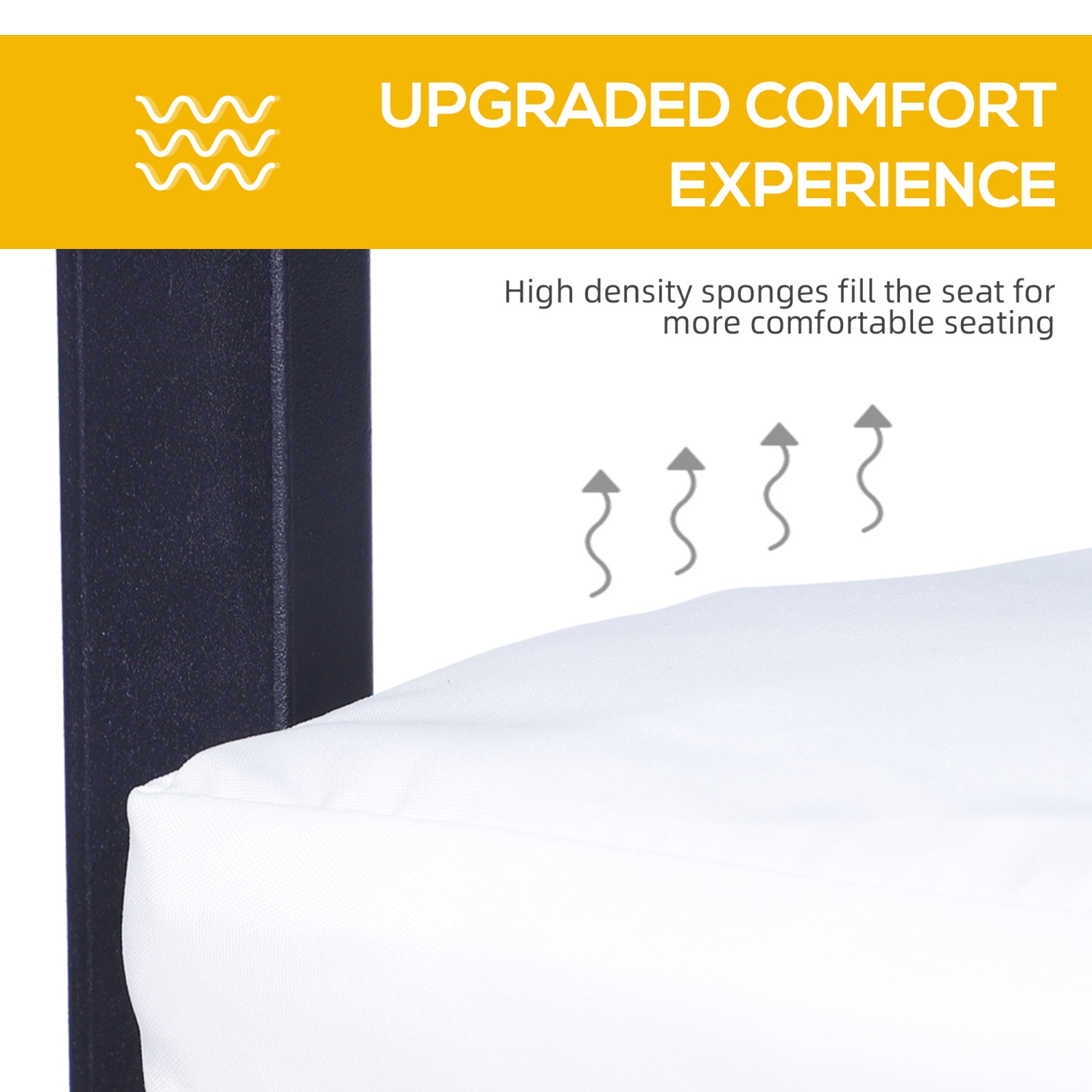 Ensemble de bar extérieur en osier 3 pièces Outsunny, ensemble de bar Bistro classique Table de bar de style rotin et chaises hautes avec coussins,