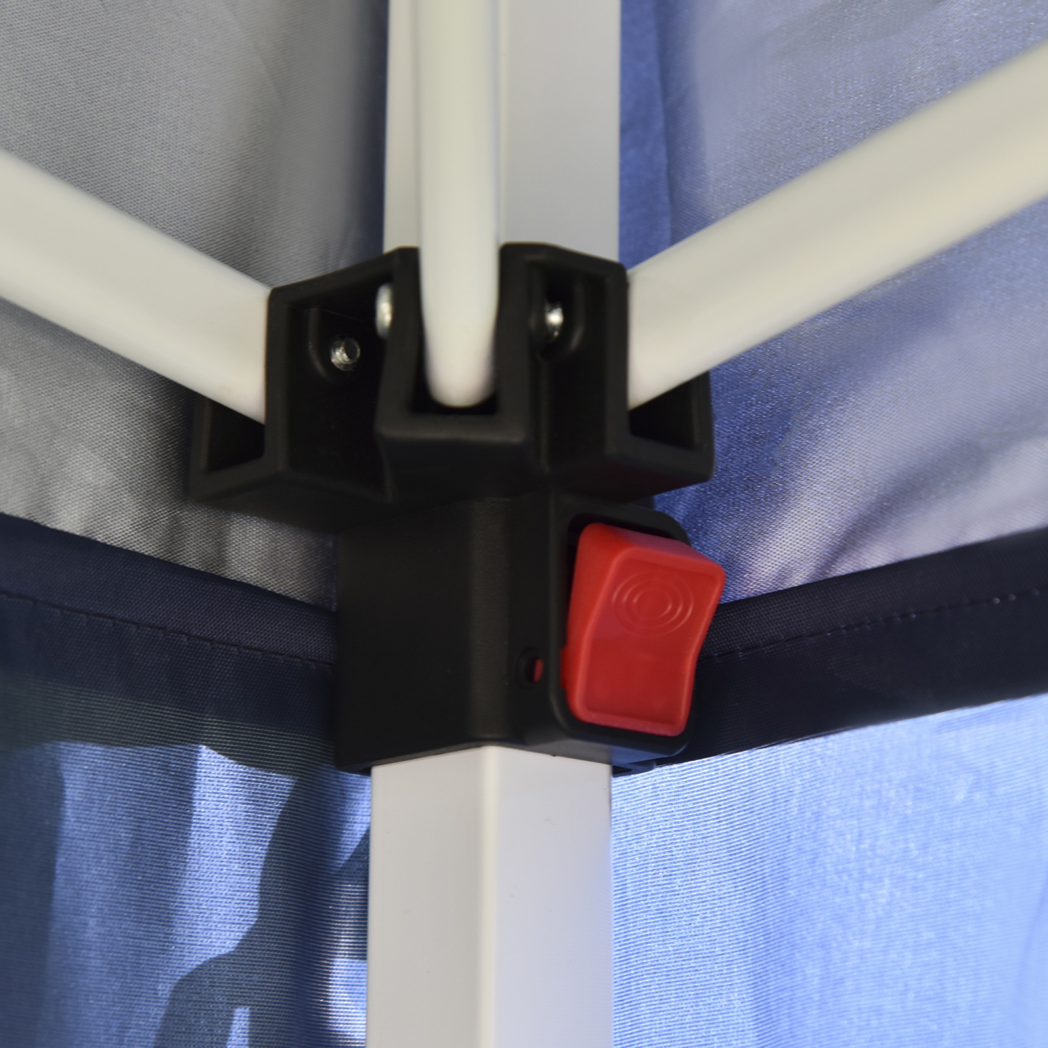 Outsunny 6.6'x6.6' Pop Up Gazebo Canopy Tent with Sidewalls, Instant Sun Shelter, with Carry Bag, for Outdoor, Garden, Patio, Blue