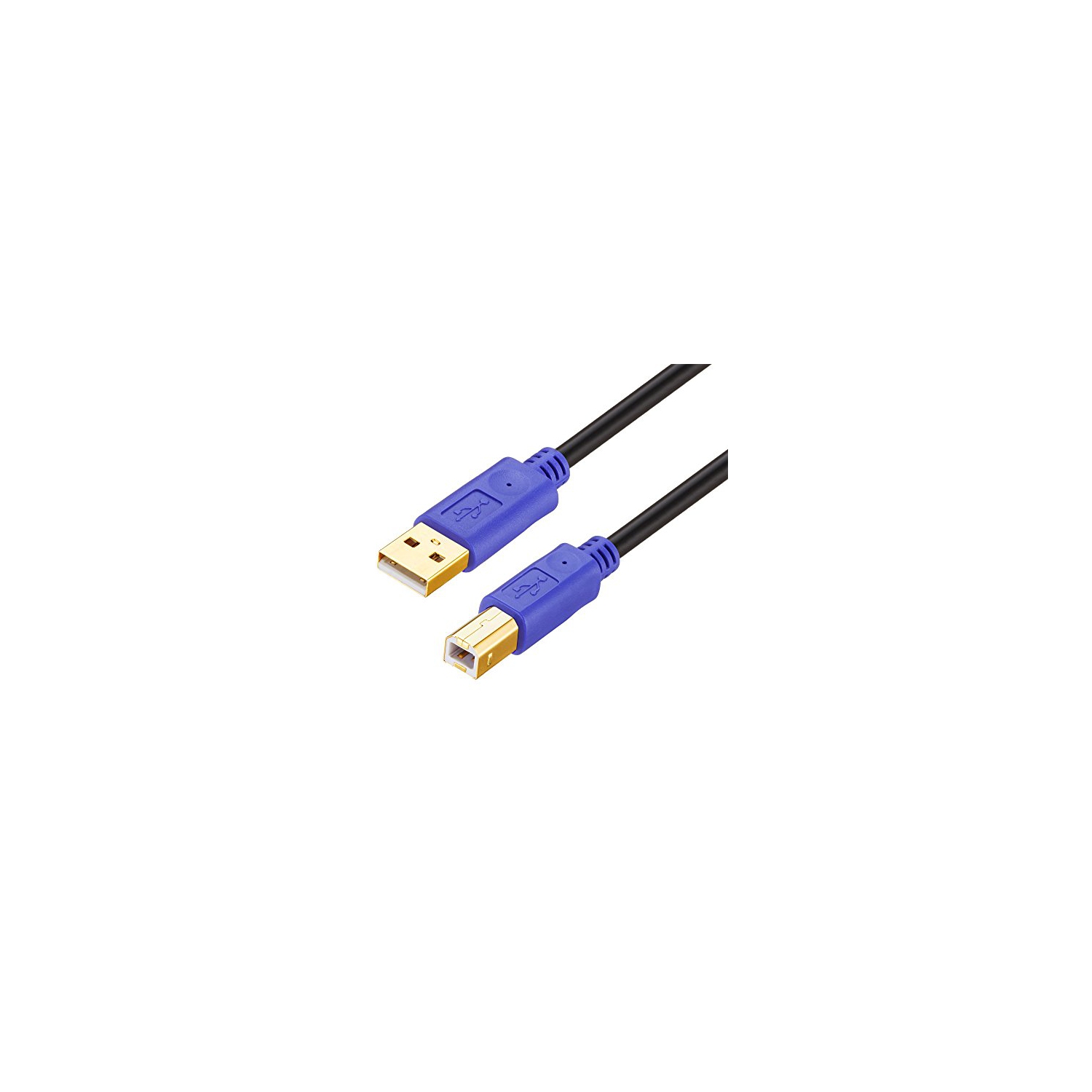 Printer Cable 10ft, LiuTian USB Printer Cable Type A Male to B Male Scanner Cord USB B Cable High Speed for HP, Canon,