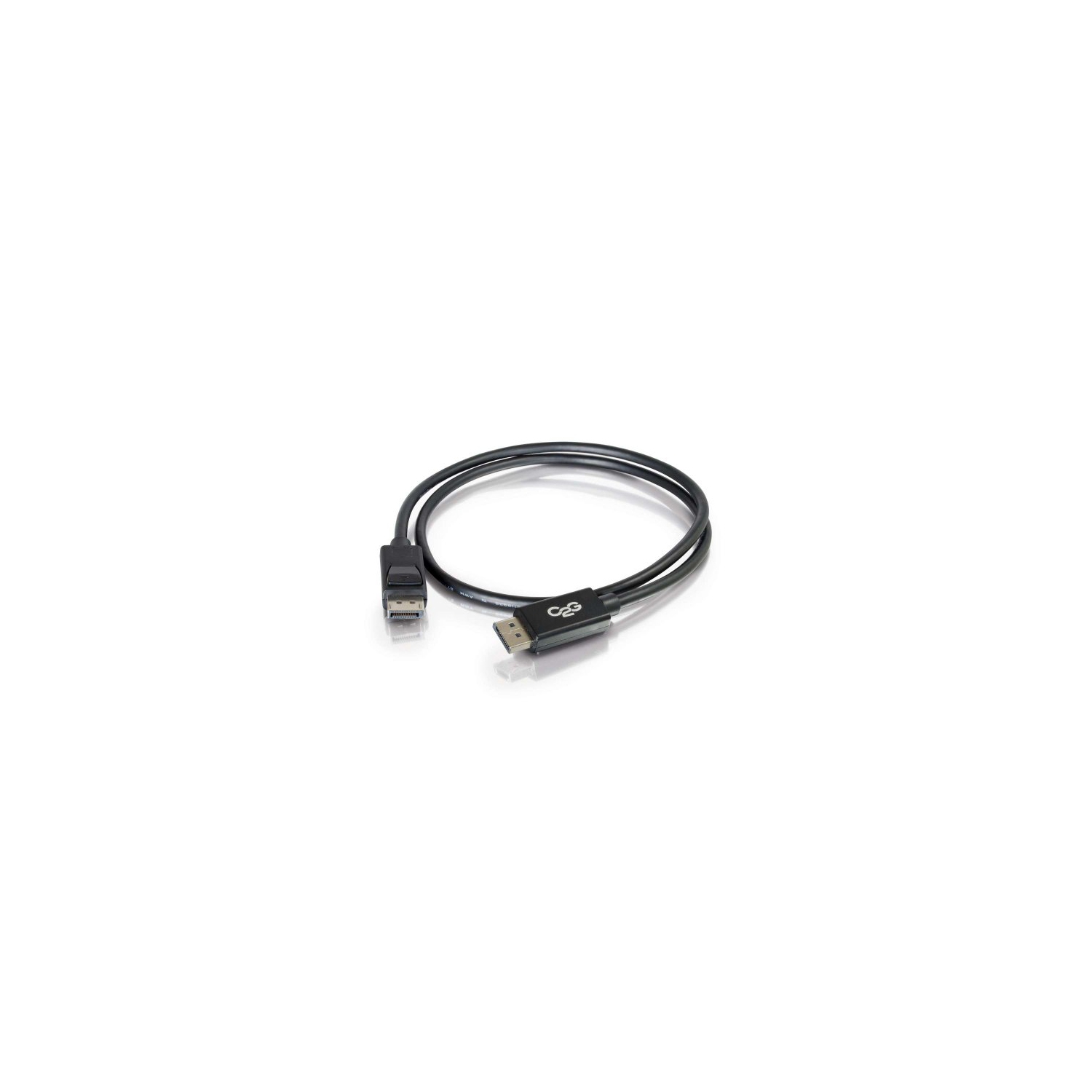 C2G / Cables to Go 54403 DisplayPort Cable with Latches Male to Male, Black