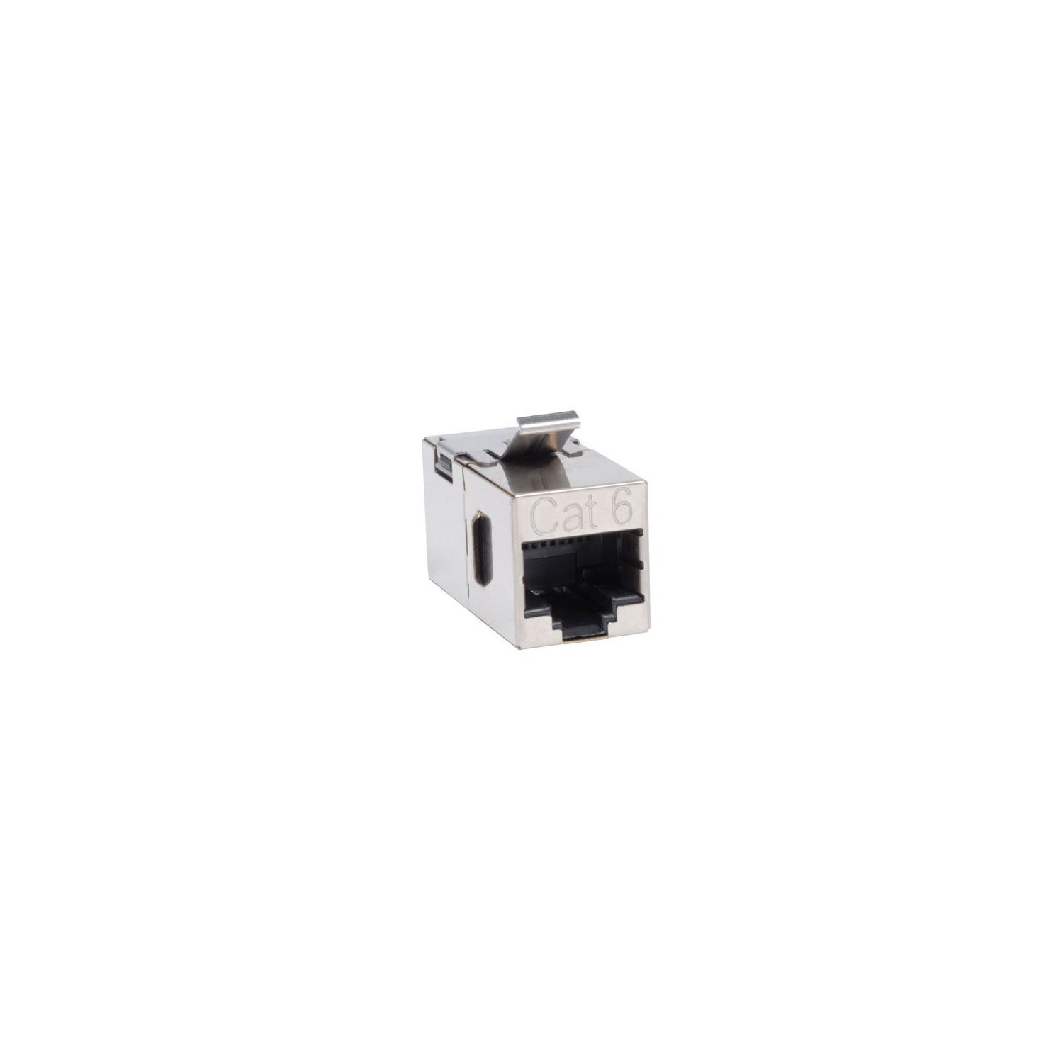 Cat6 Straight-Through Shielded Modular in-Line Snap-in Coupler