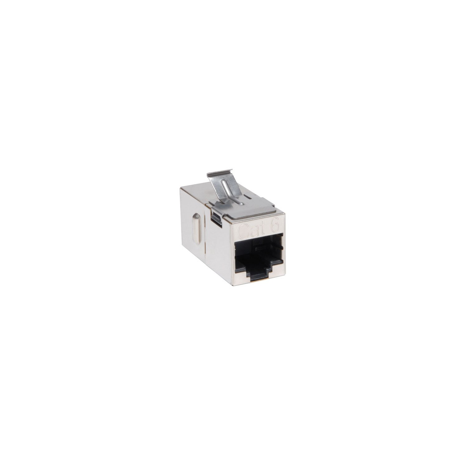 Cat6 Straight-Through Shielded Modular in-Line Snap-in Coupler