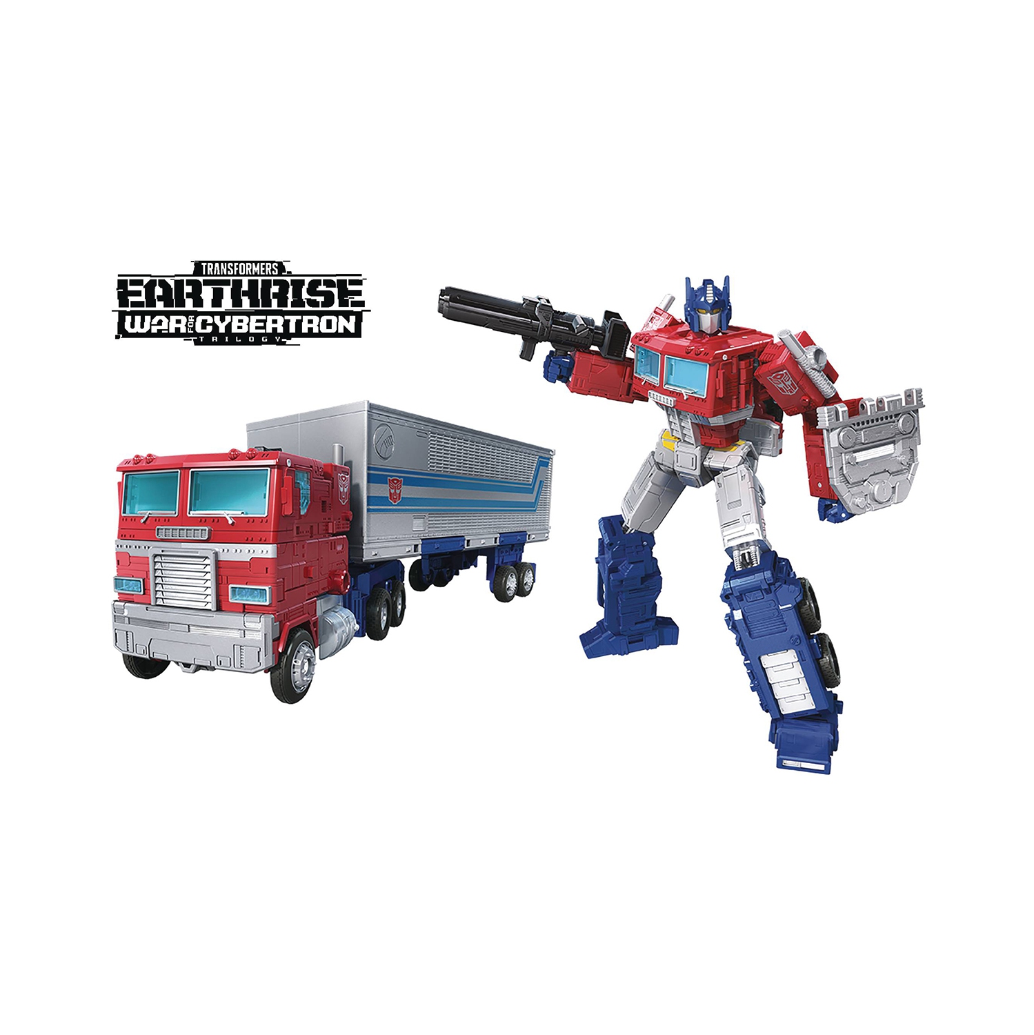 Transformers Earthrise War pour Cybertron 8 pouces Classe de chef de file de figure - Optimus prime Reissue