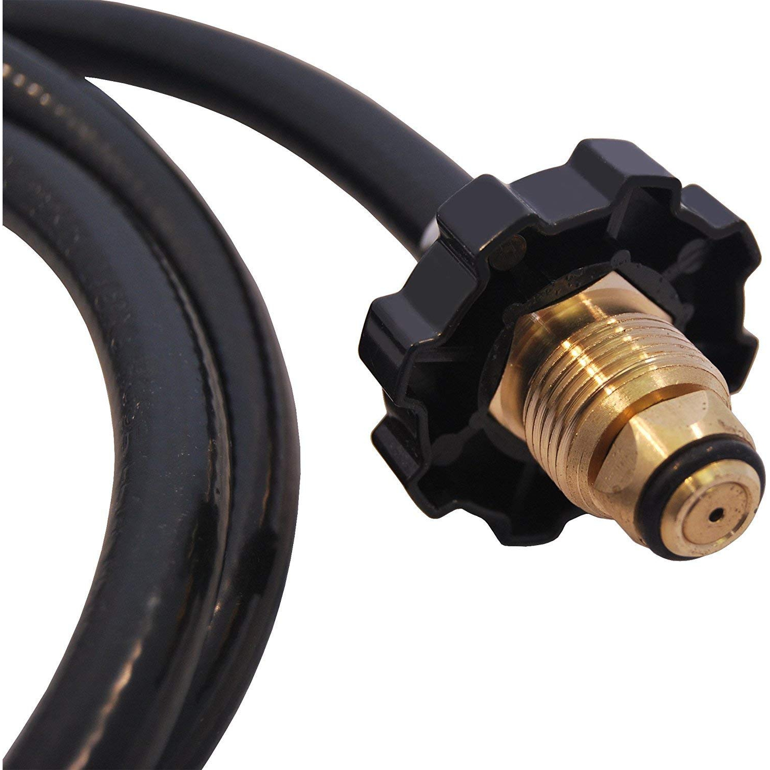 High Pressure Adapter 5-Foot 60inches Hose Connect to Your Portable Gas Grill to A 20 LB Propane Tank