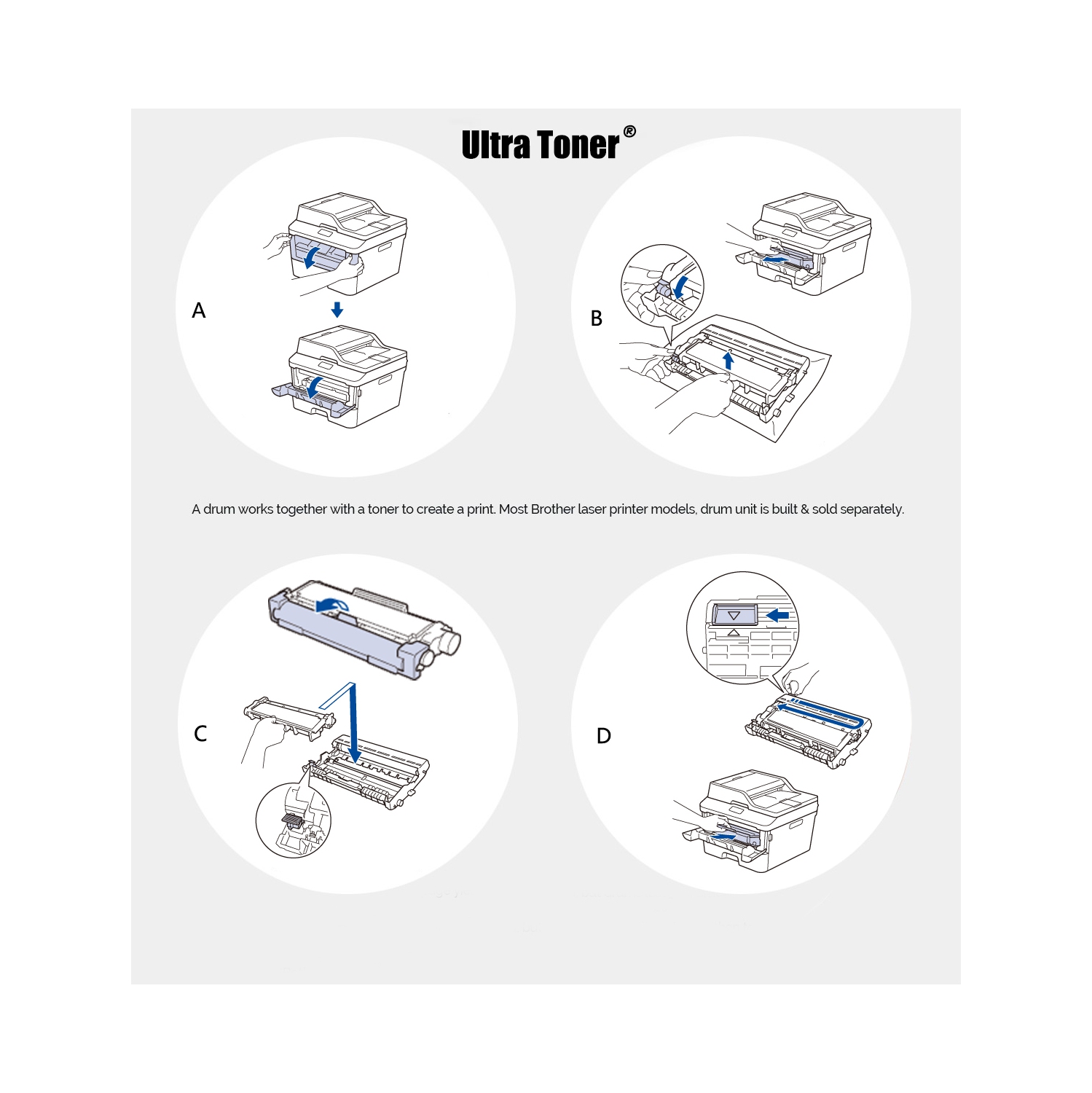 Ultra Toner™ New Superior Brother TN339 Yellow Compatible Toner Cartridge-Brother Printer 9200/9550