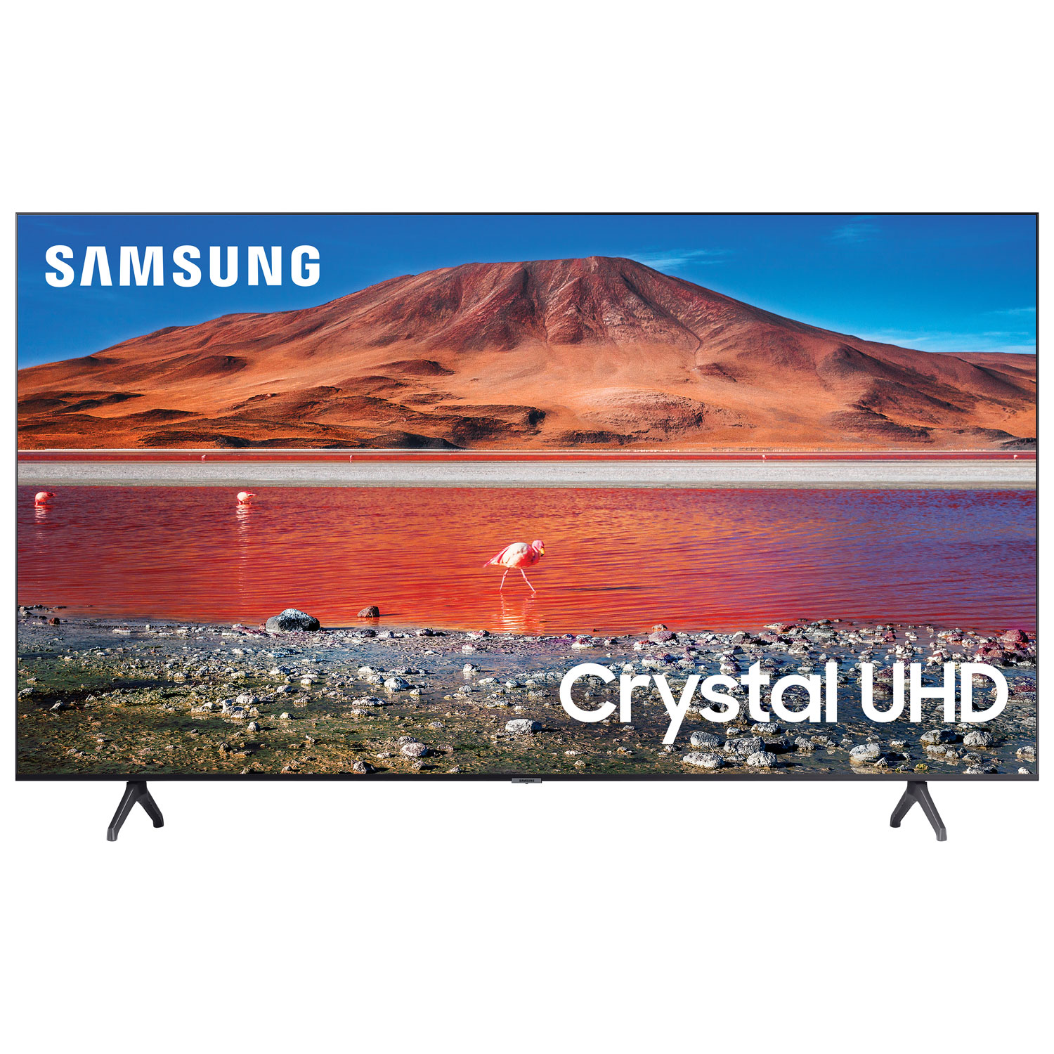 Samsung 43" 4K UHD HDR LED Tizen Smart TV (UN43TU7000FXZC) - Titan Grey