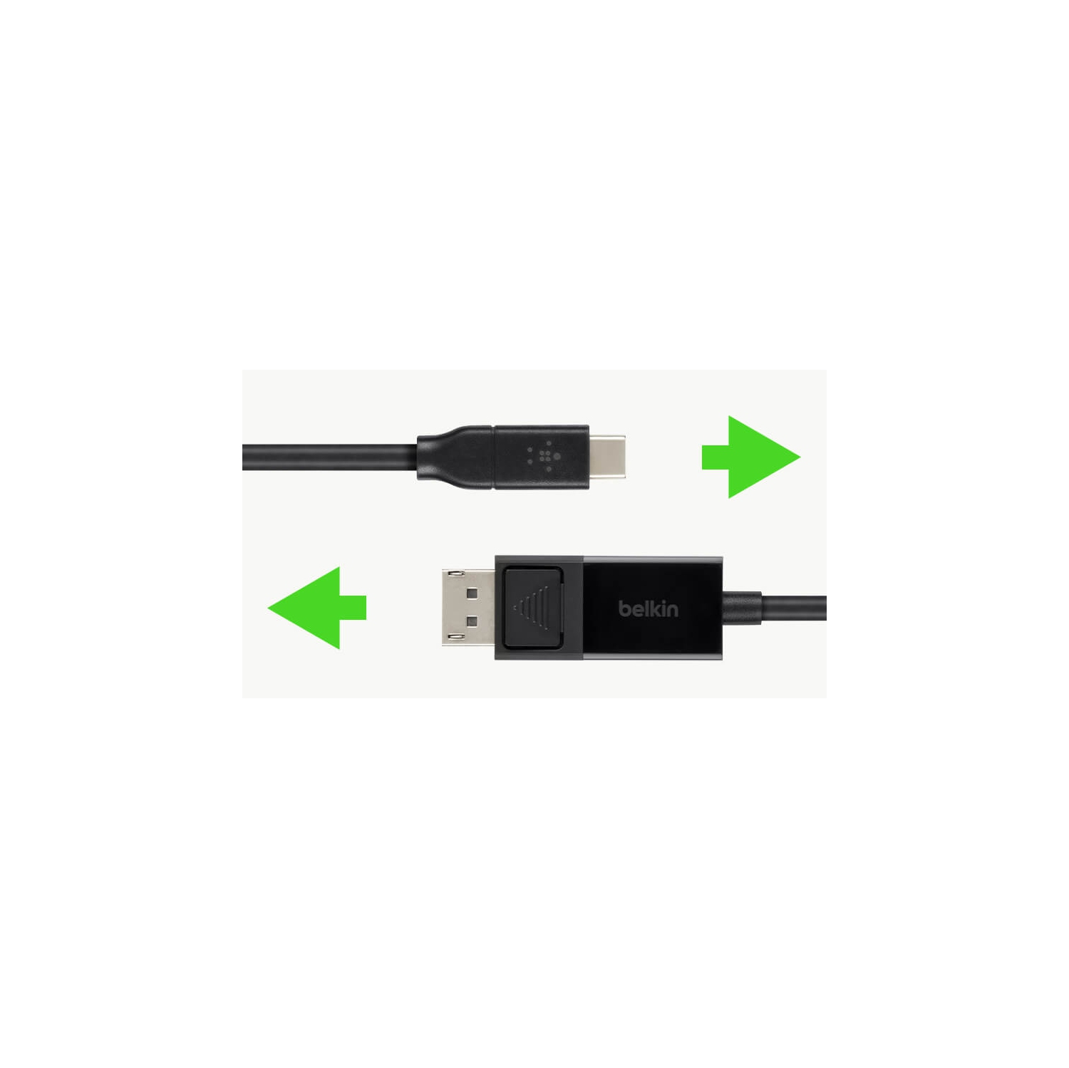 Belkin 1.8 m USB Type-C to Display Port Cable - Black (B2B103-06-BLK)