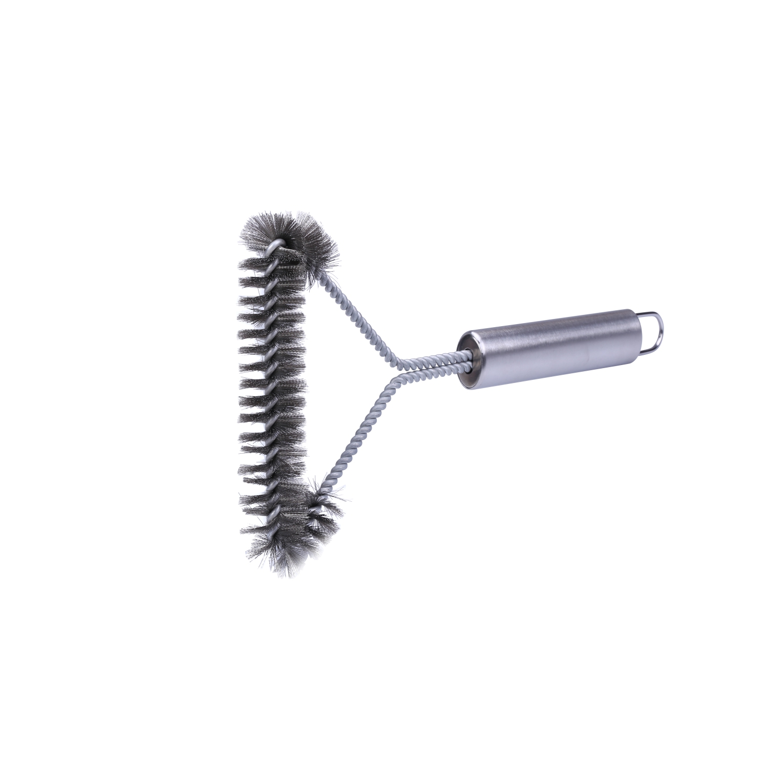 12 Inch 3 Sided Stainless Steel BBQ Grill Brush, for Big Green Egg Charcoal, Charbroil, Gas, Electric, Smoker and Weber