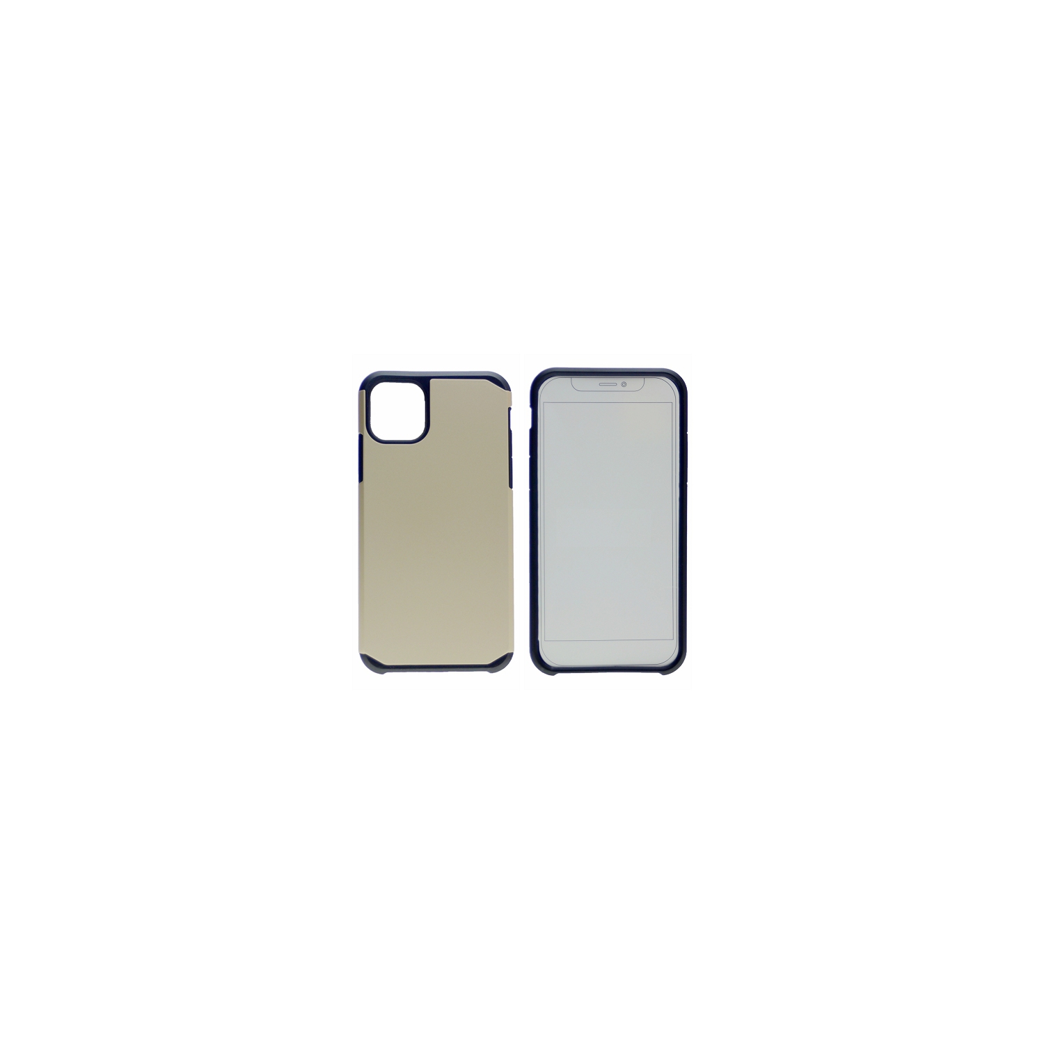 Iphone 11 Pro Matt Dual Layer, Heavy Duty Armor Case, Gold