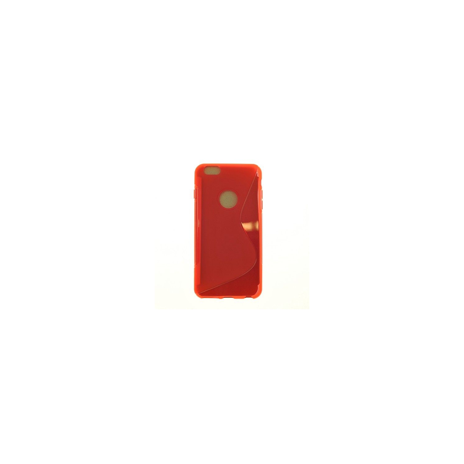 Iphone 6 Plus, Iphone 6s Plus S Line Design Soft Case, Red