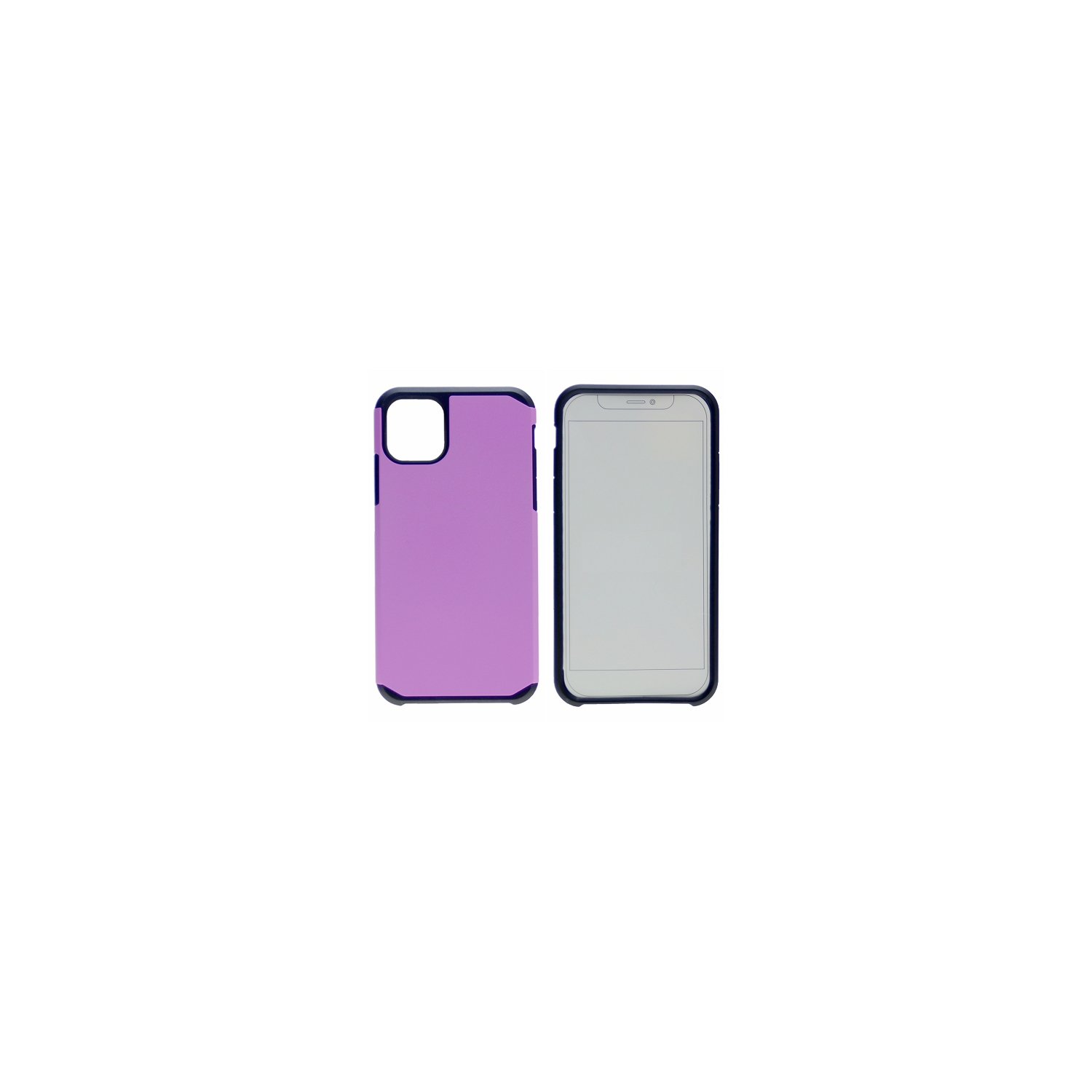Iphone 11 Pro Matt Dual Layer, Heavy Duty Armor Case, Purple