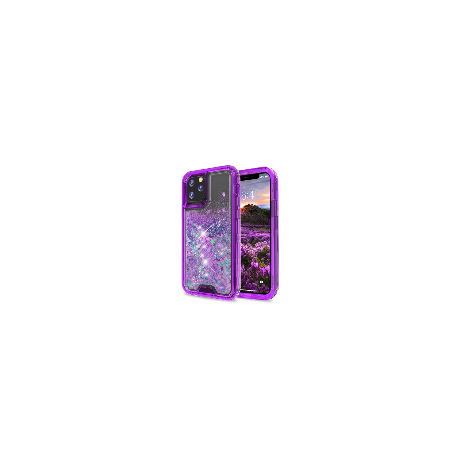 Bling Sparkle Defender Case For Iphone 11 Pro Max, Purple