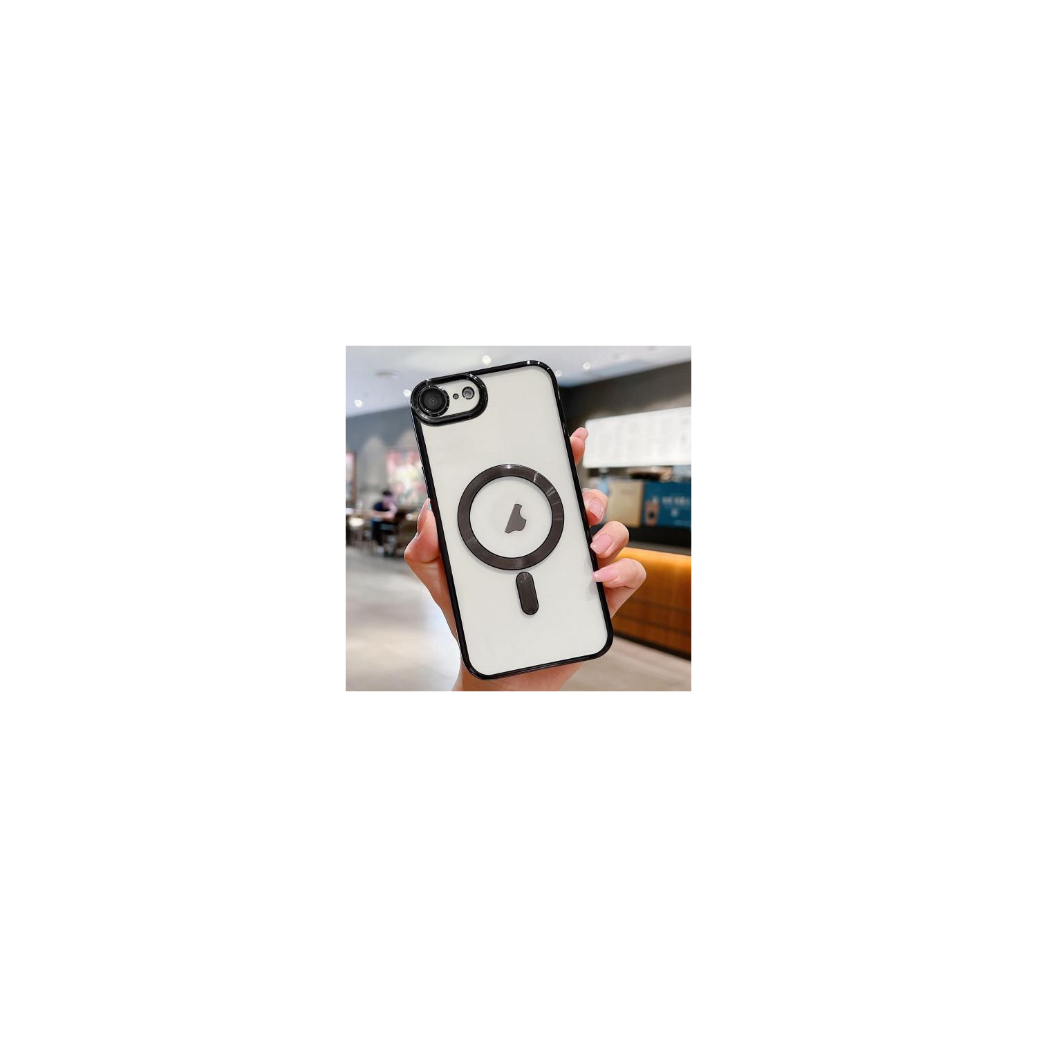 TopSave – Étui souple transparent pour iPhone 16e de 6,1&nbsp;po, lentille d'appareil photo, protection complète, avec MagSafe, étui antichoc en TPUR