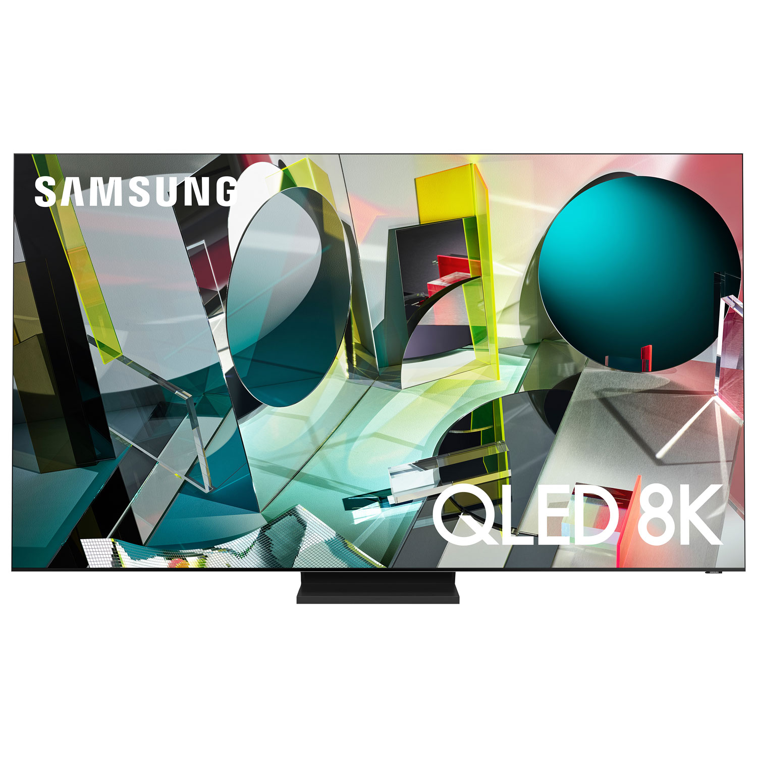 Samsung 75" 8K UHD HDR QLED Tizen Smart TV (QN75Q900TSFXZC) - Stainless Steel