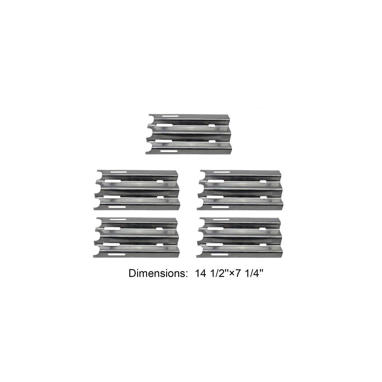 Replacement Heat Plate For Barbecue Genius, Jenn-air JA460P, Vermont Castings VC512, Nexgrill 720-0267 Models-5PK