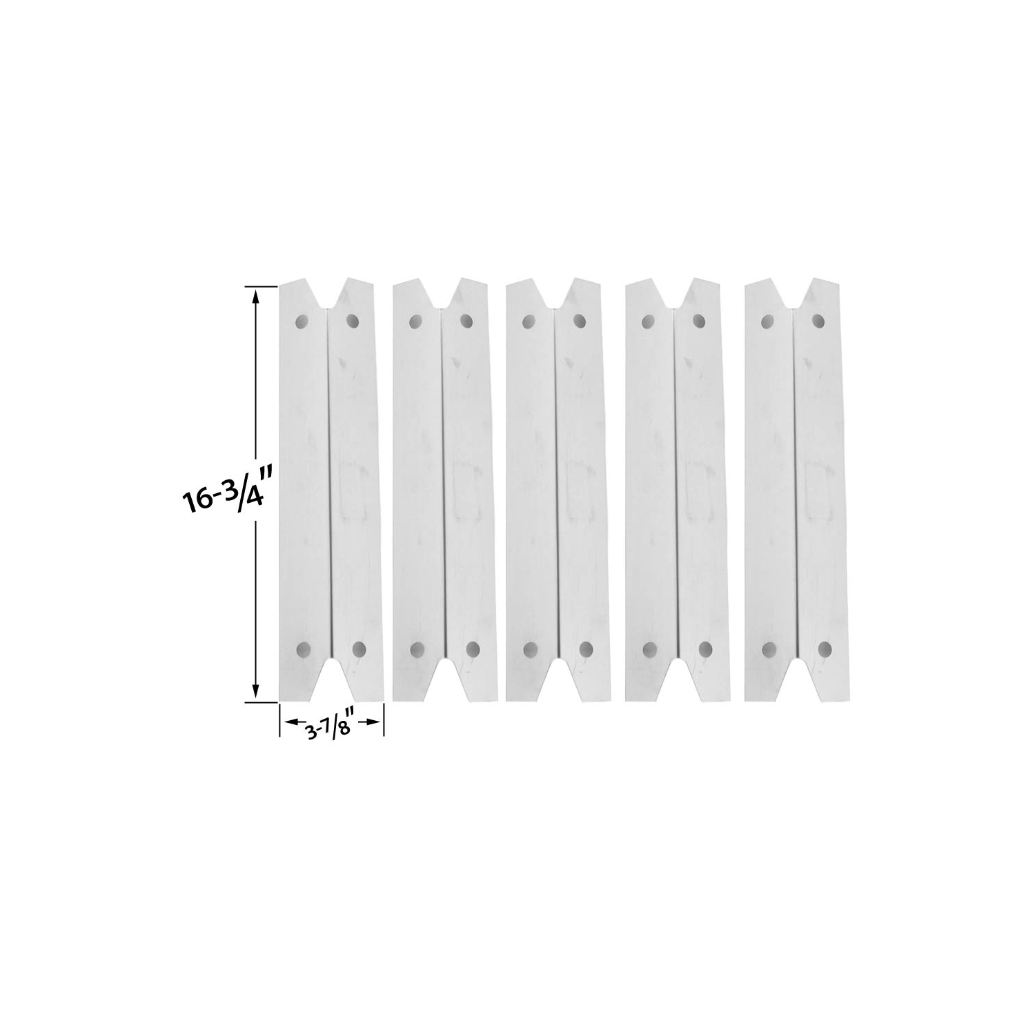 Replacement Heat Plate For Brinkmann 810-8533-F, Charmglow, GR3055-014684, Grill Chef, & Member's Mark Models - 5PK