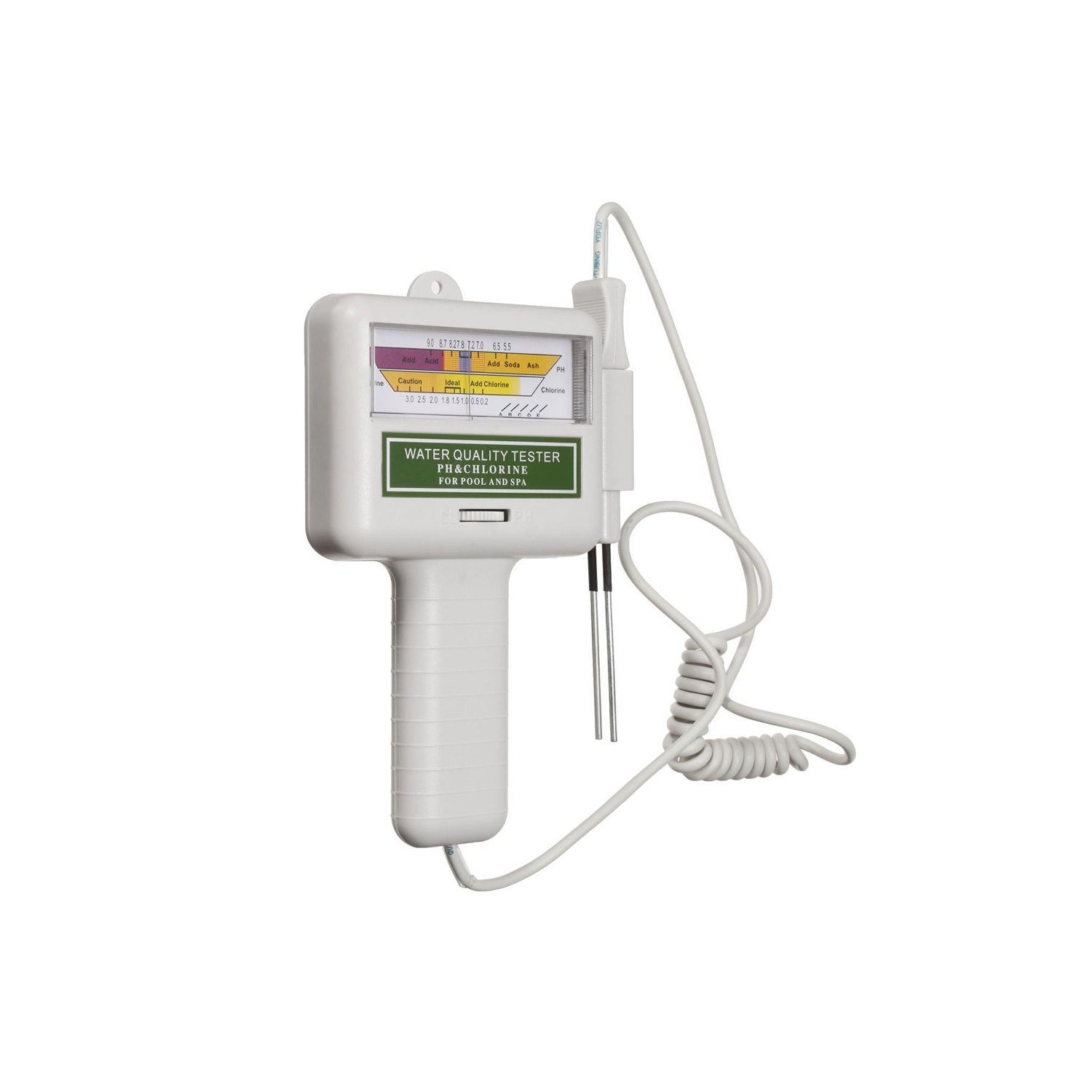 axGear PC101 PH Meter Water Quality PH CL2 Chlorine Tester Level Meter fo Swimming Pool