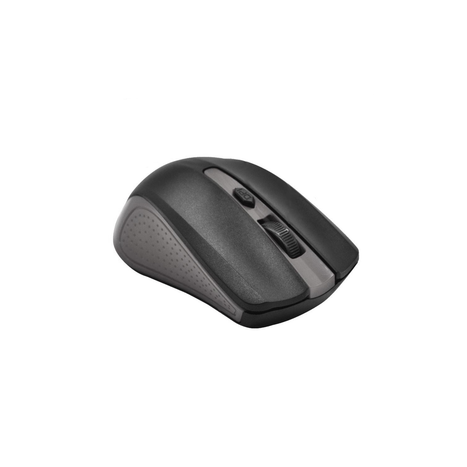 Elink CM500 - Wired Optical Wheel Mouse, 3 Buttons, 1200 dpi, Grey and Black