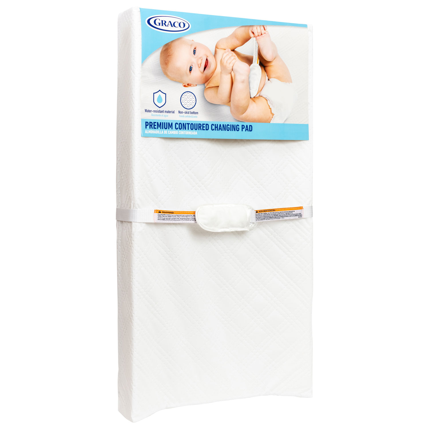 Graco Premium Contoured Changing Pad - White