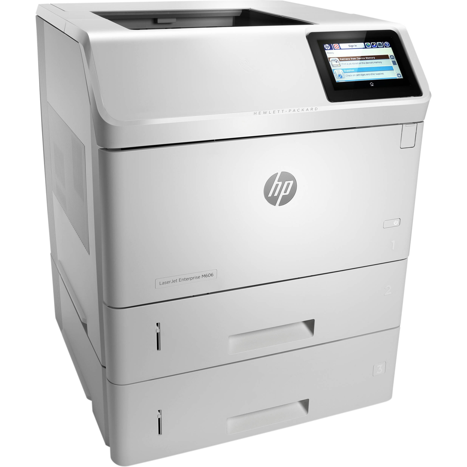 Refurbished (Good) HP LaserJet Enterprise M606x M606 Laser Printer E6B73A USB connection, Network, Duplex, With existing Toner