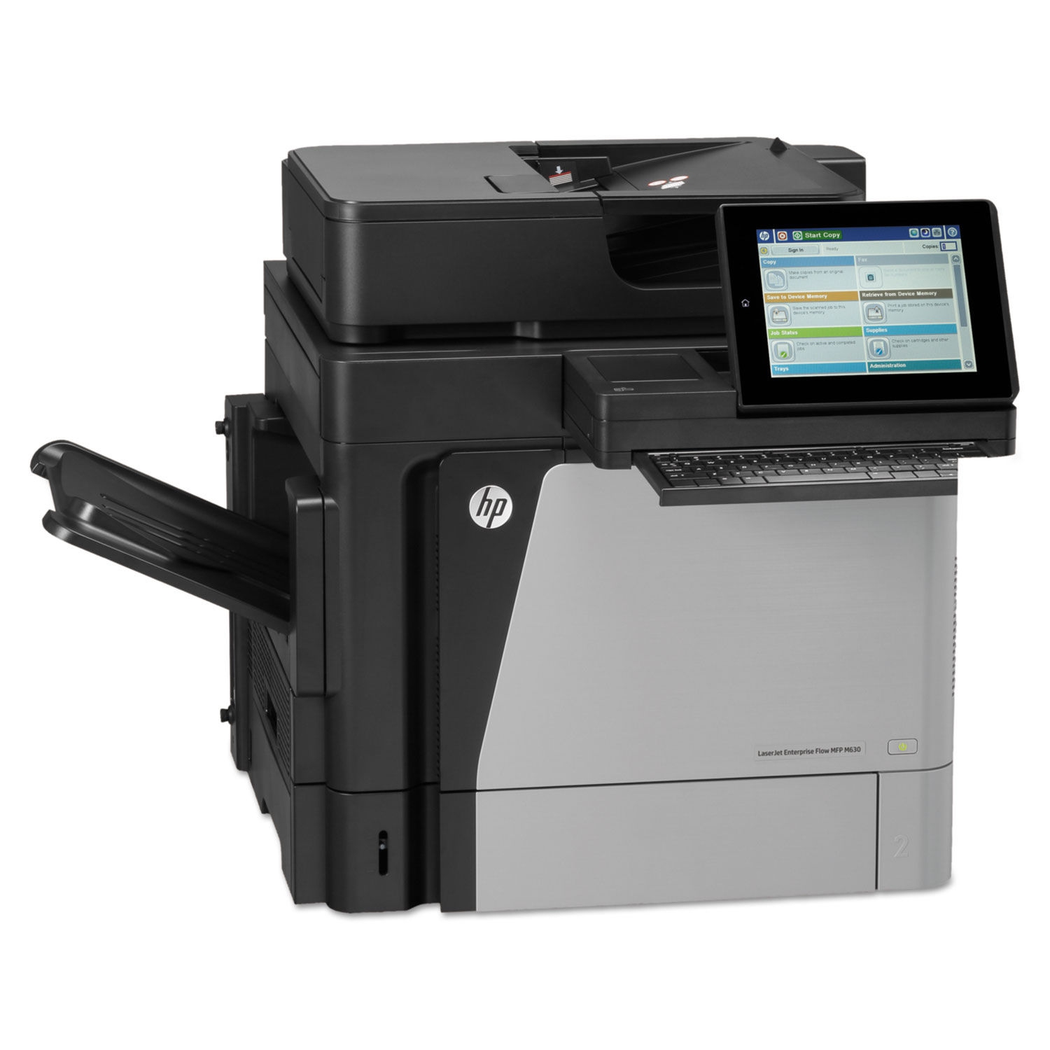 Refurbished (Good) HP LaserJet Enterprise MFP M630h Multifunction Printer Copier Fax Scanner J7X28A Parallel, No Duplex, With existing Toner